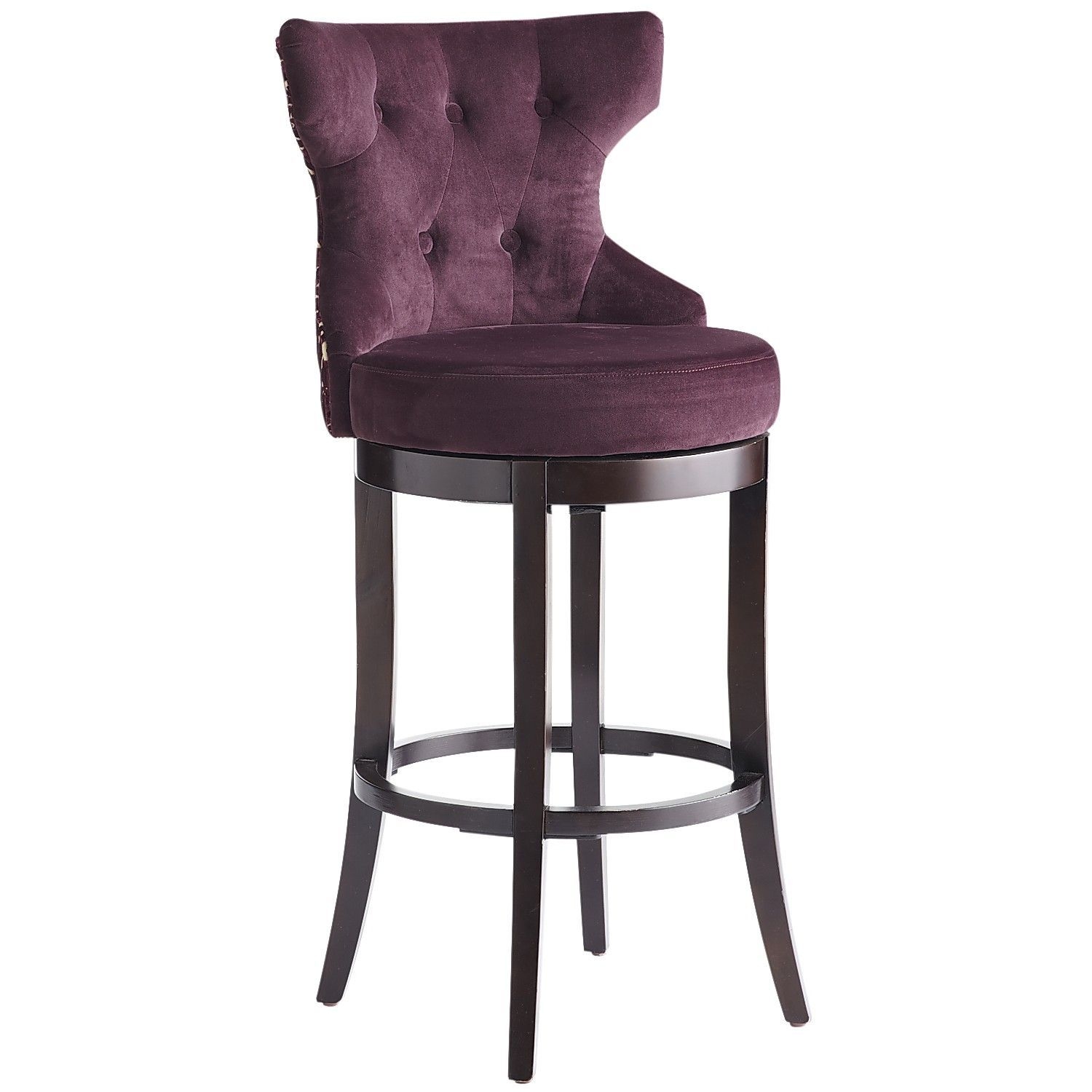 Pier one hourglass swivel barstool purple damask pier 1 imports