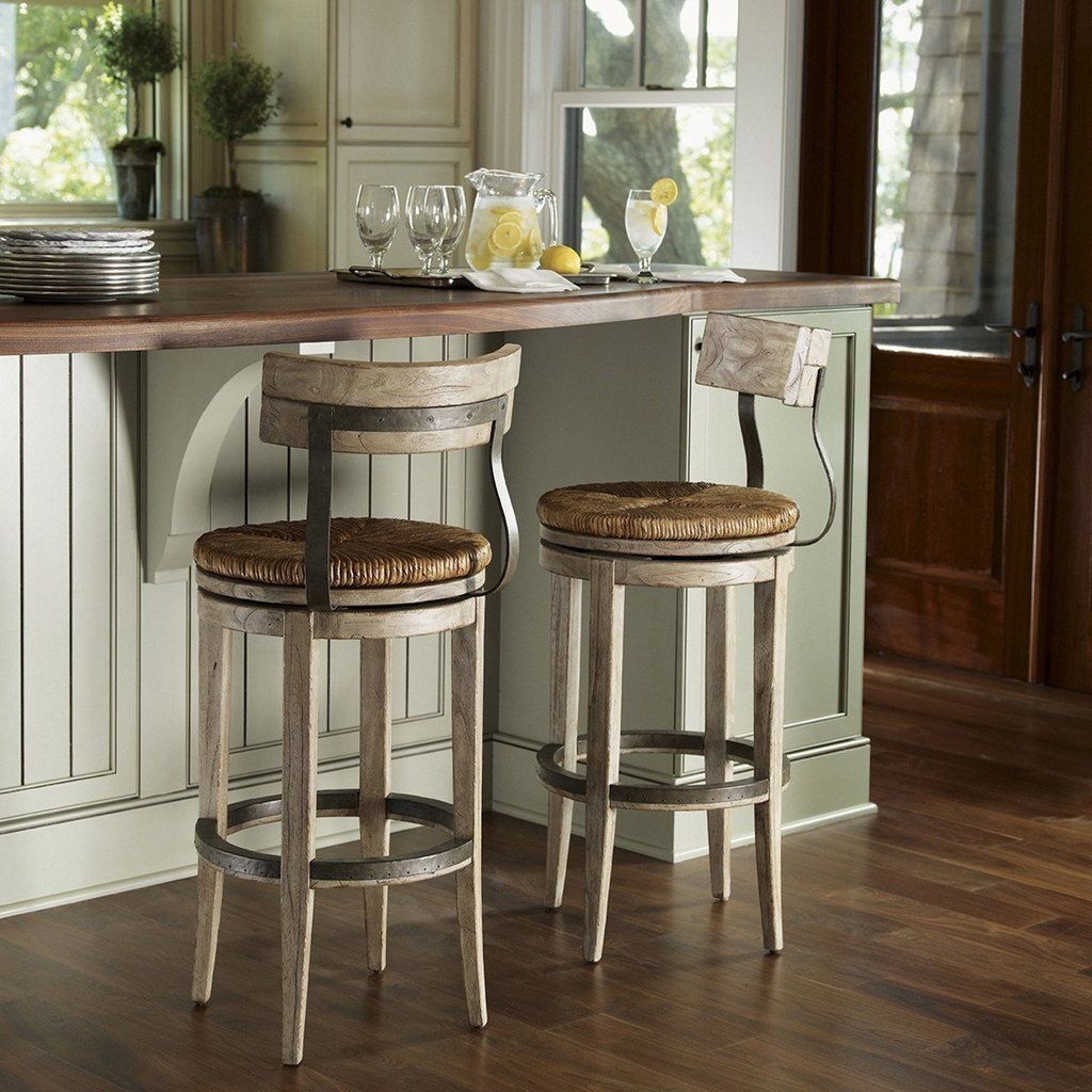 Ballard swivel bar stools 1