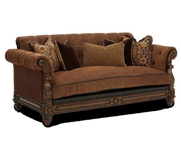 Home products vizcaya leather fabric sofa option 1