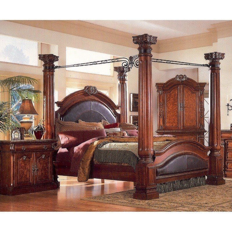 Queen 4 poster bed 3218a 10 1