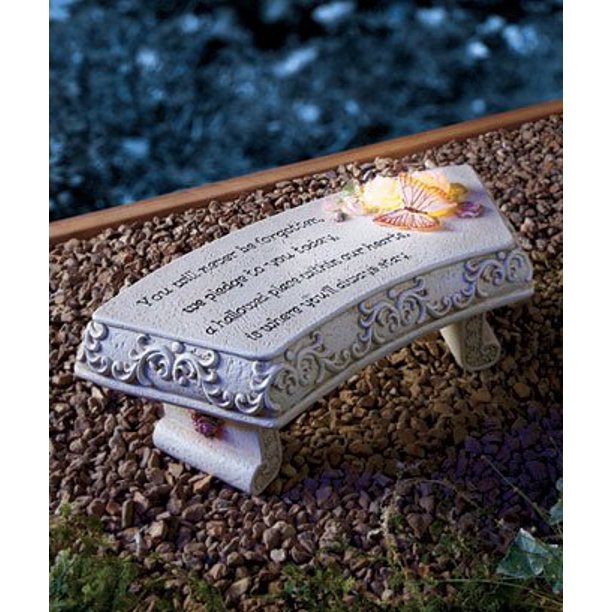 Stone memorial benches