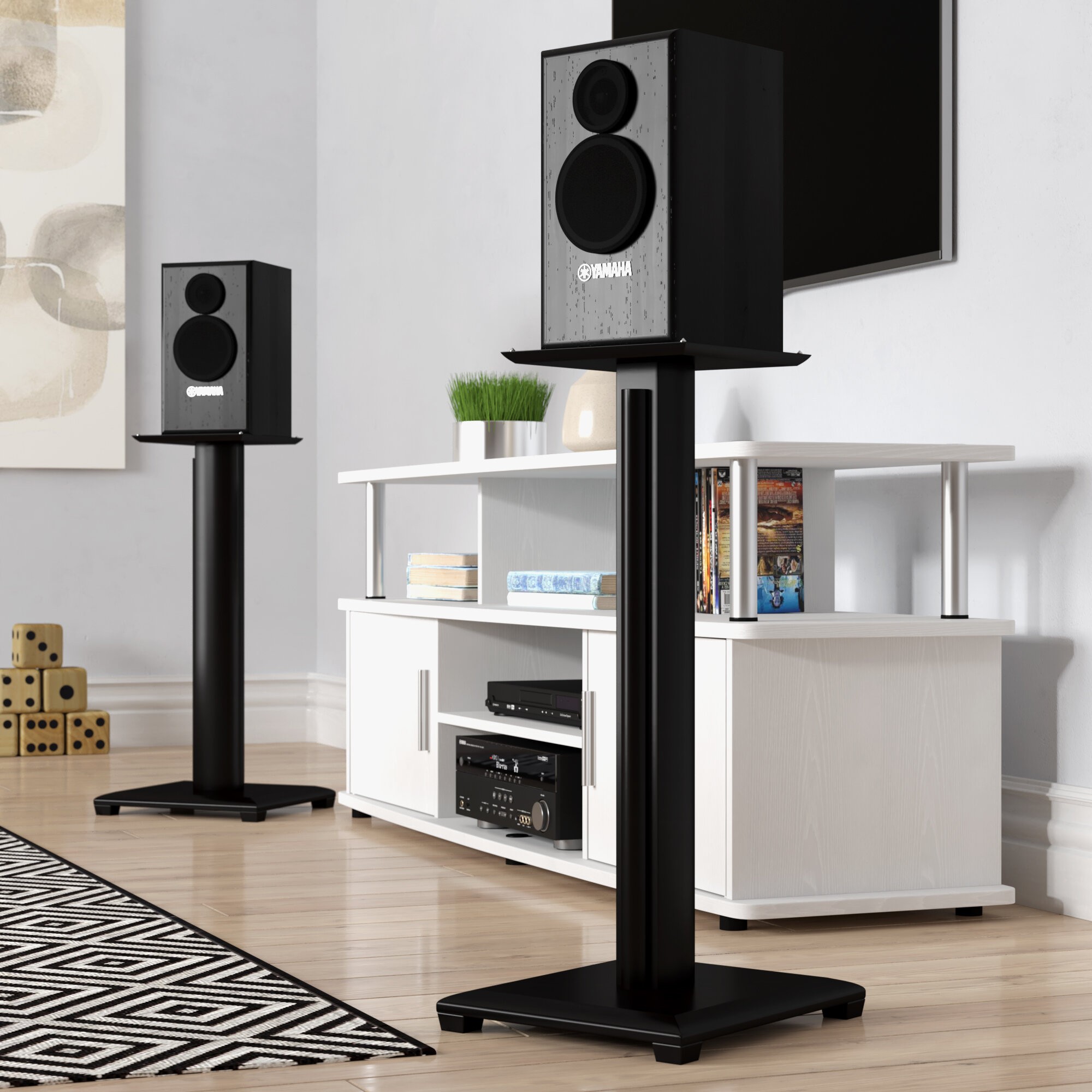 24 Fixed Height Speaker Stand (Set of 2)