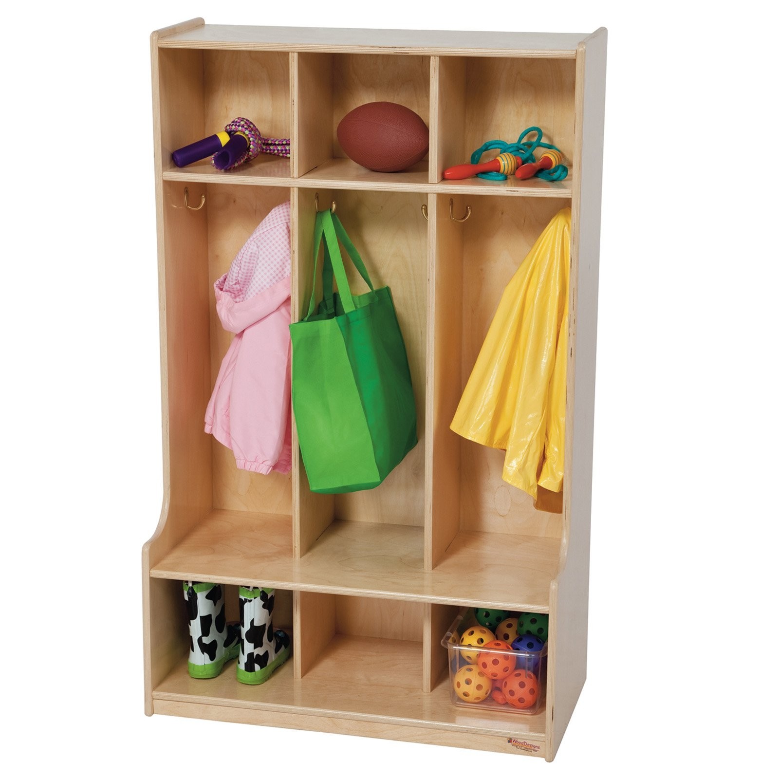 5 Section Coat Locker