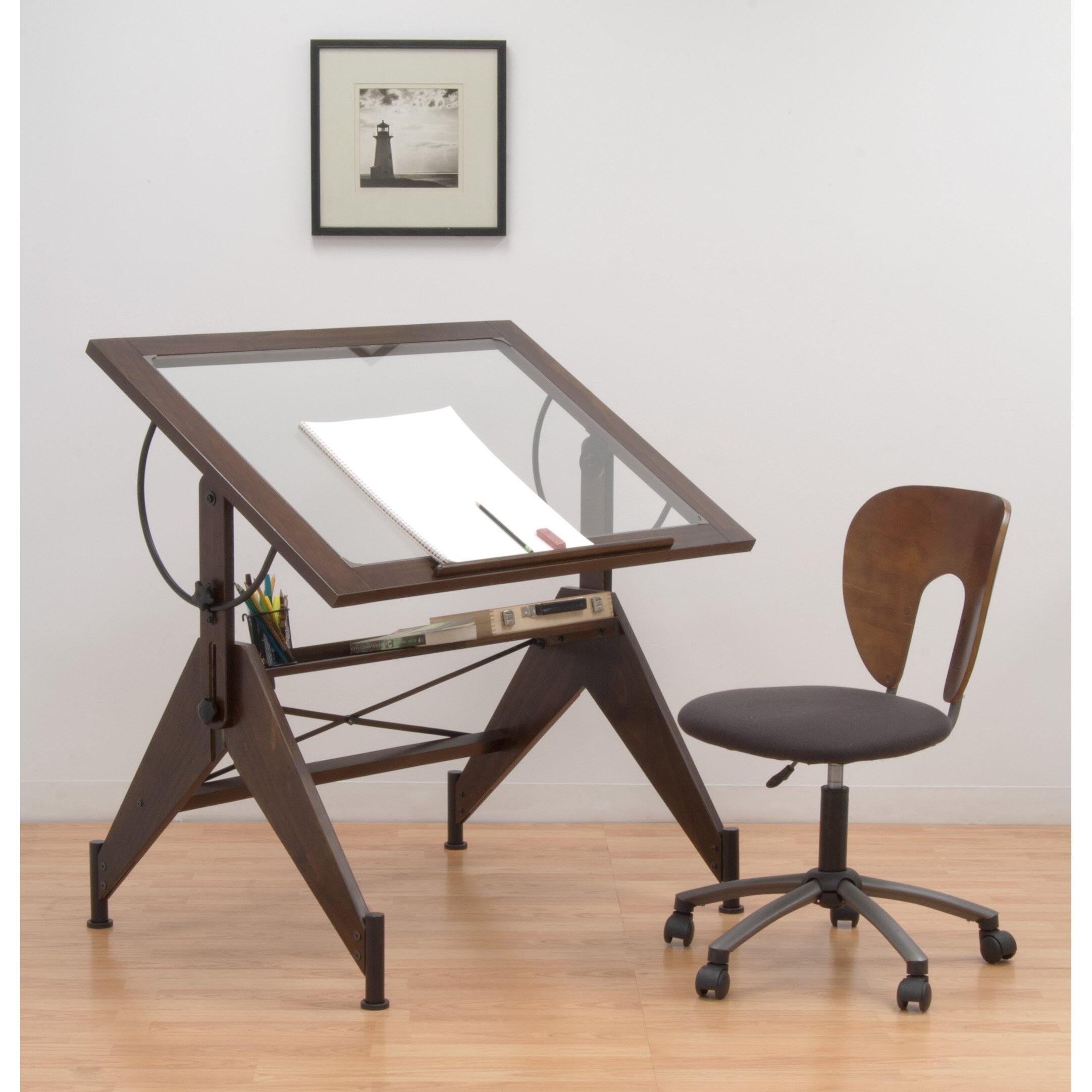 Aries Height Adjustable Drafting Table