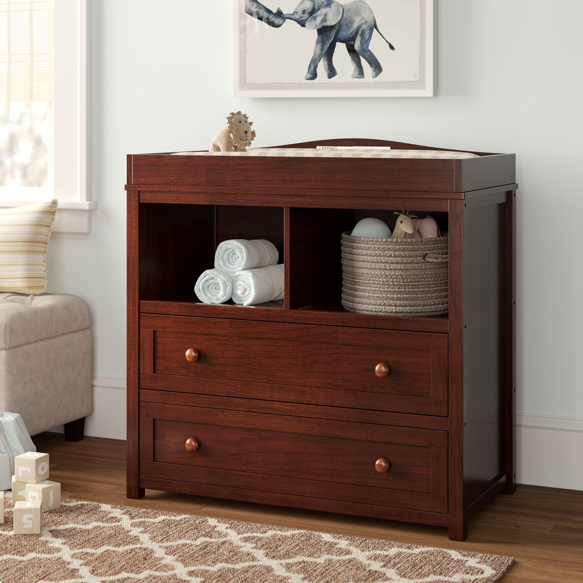 Bearcreek 2 Drawer Changing Table Dresser