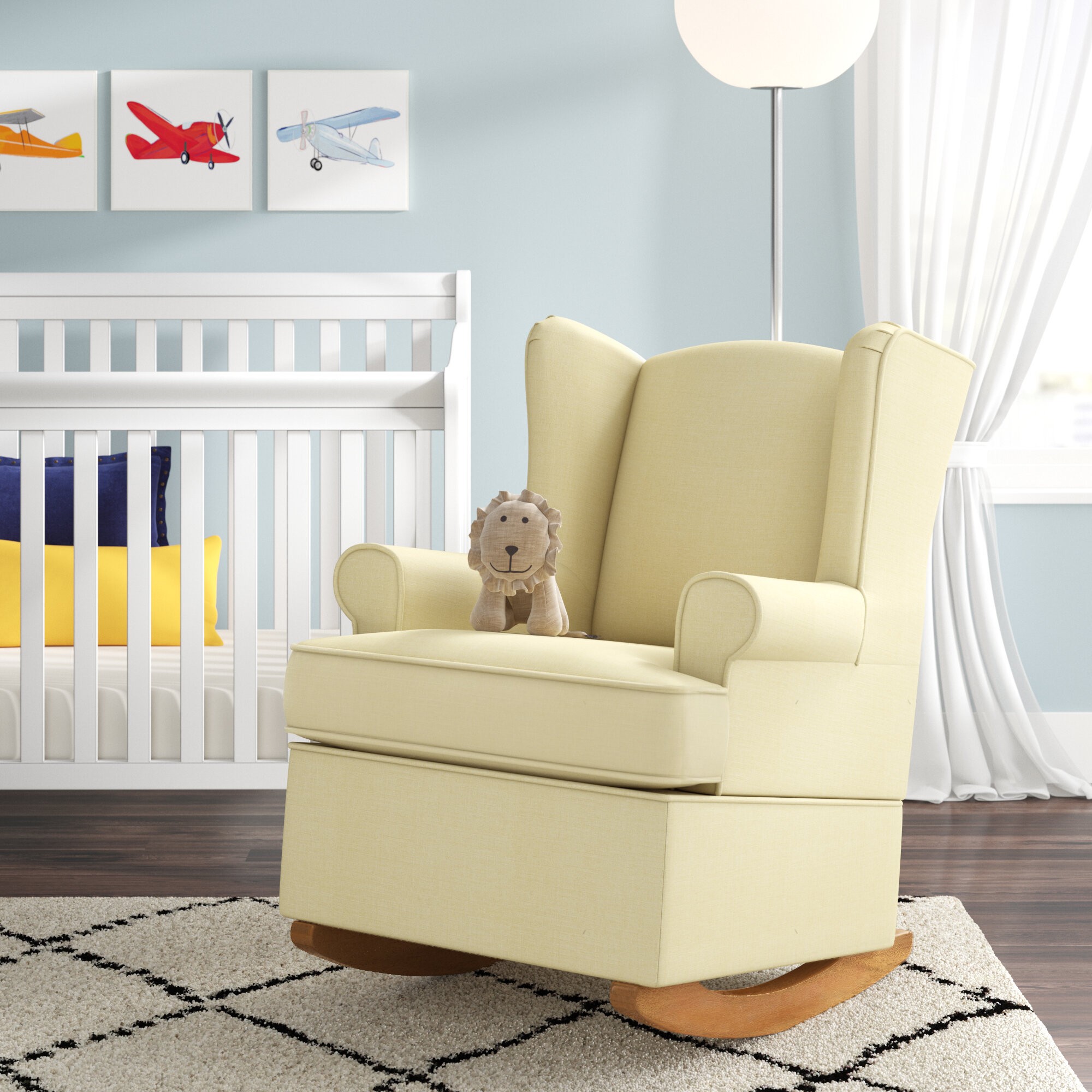 Bender Wingback Rocking Chair