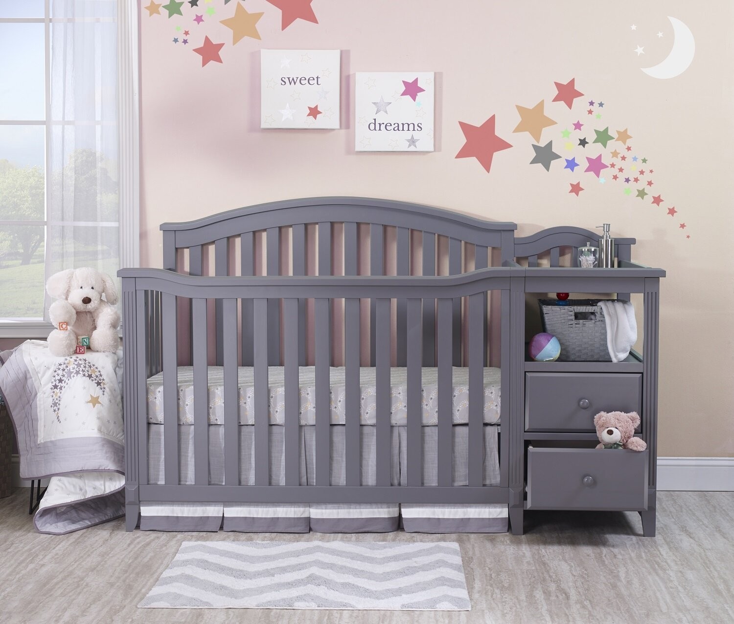 Berkley 4-in-1 Convertible Crib and Changer