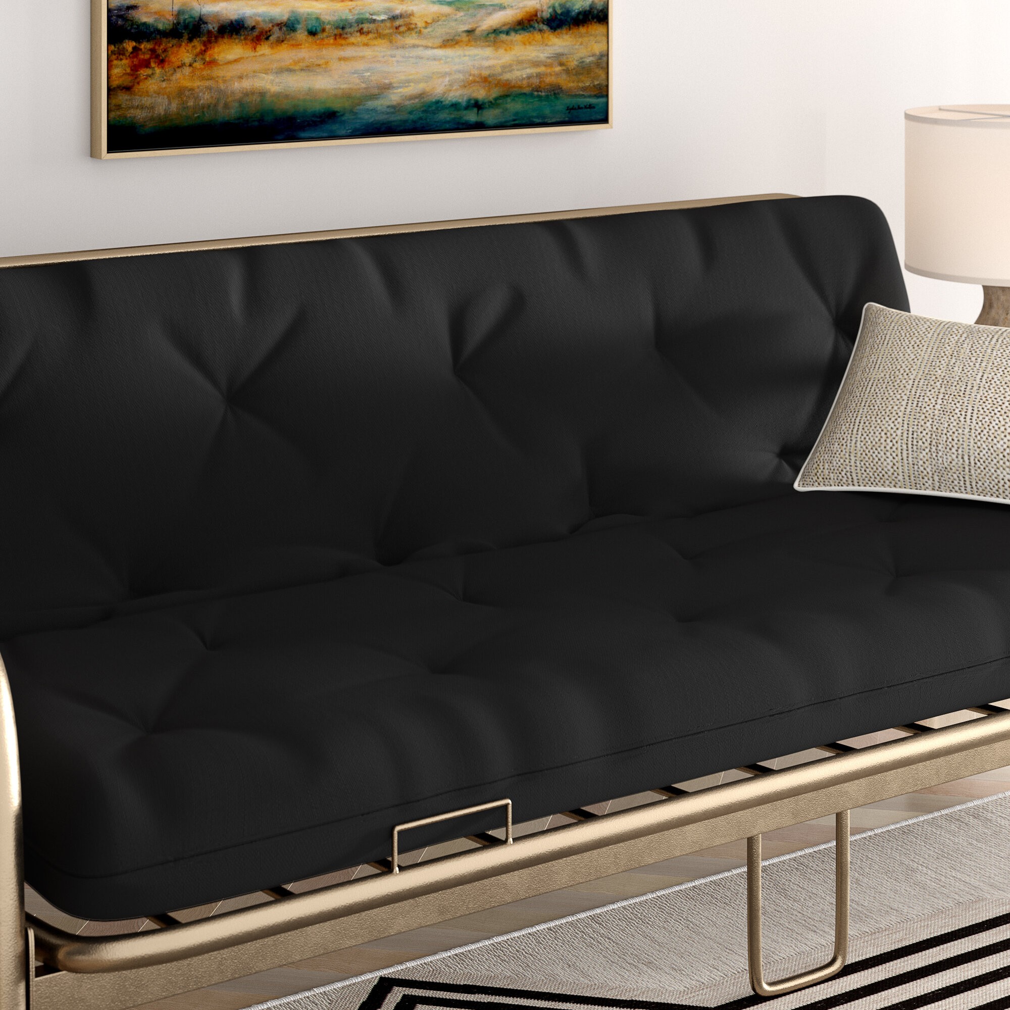 Box Cushion Futon Slipcover