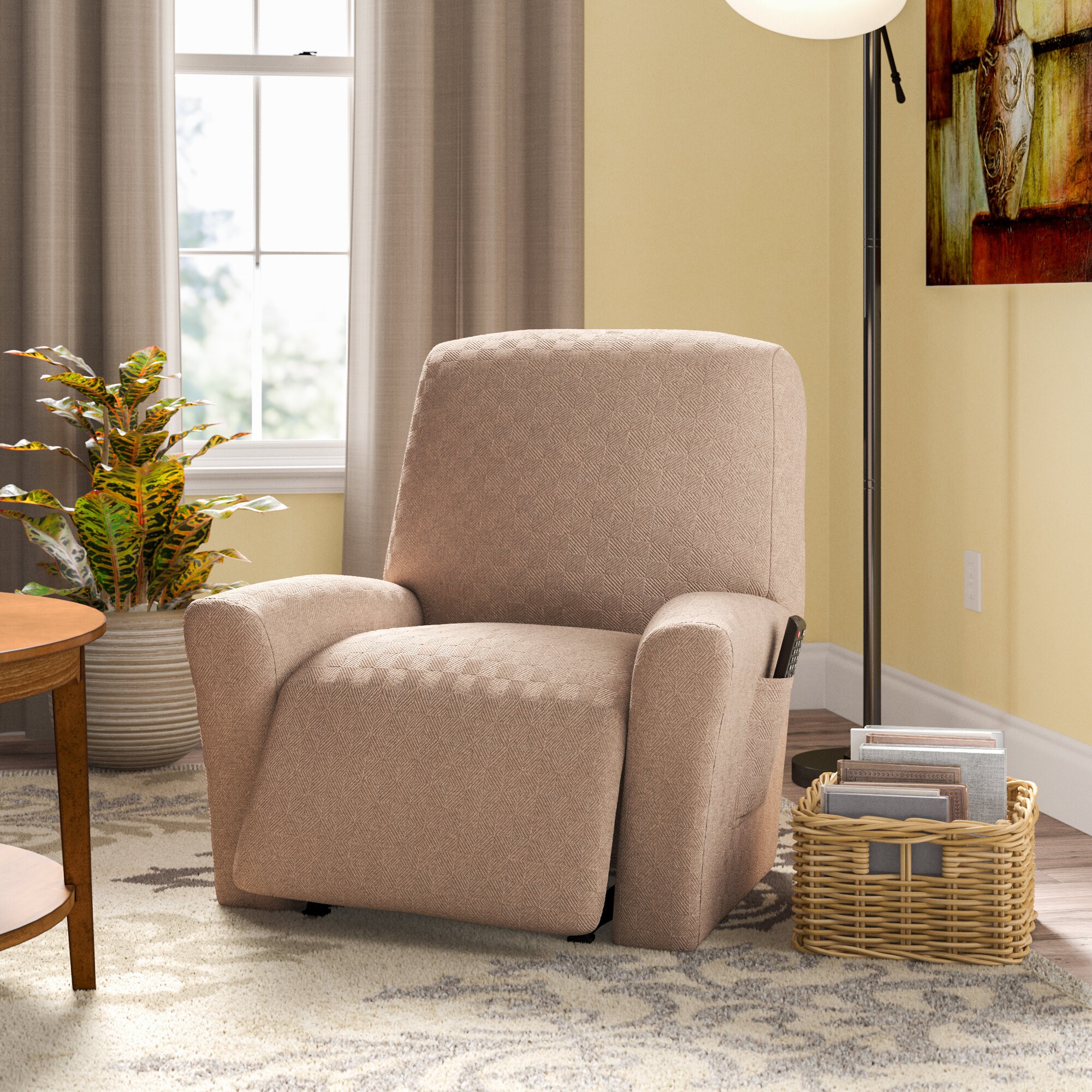 Box Cushion Recliner Slipcover