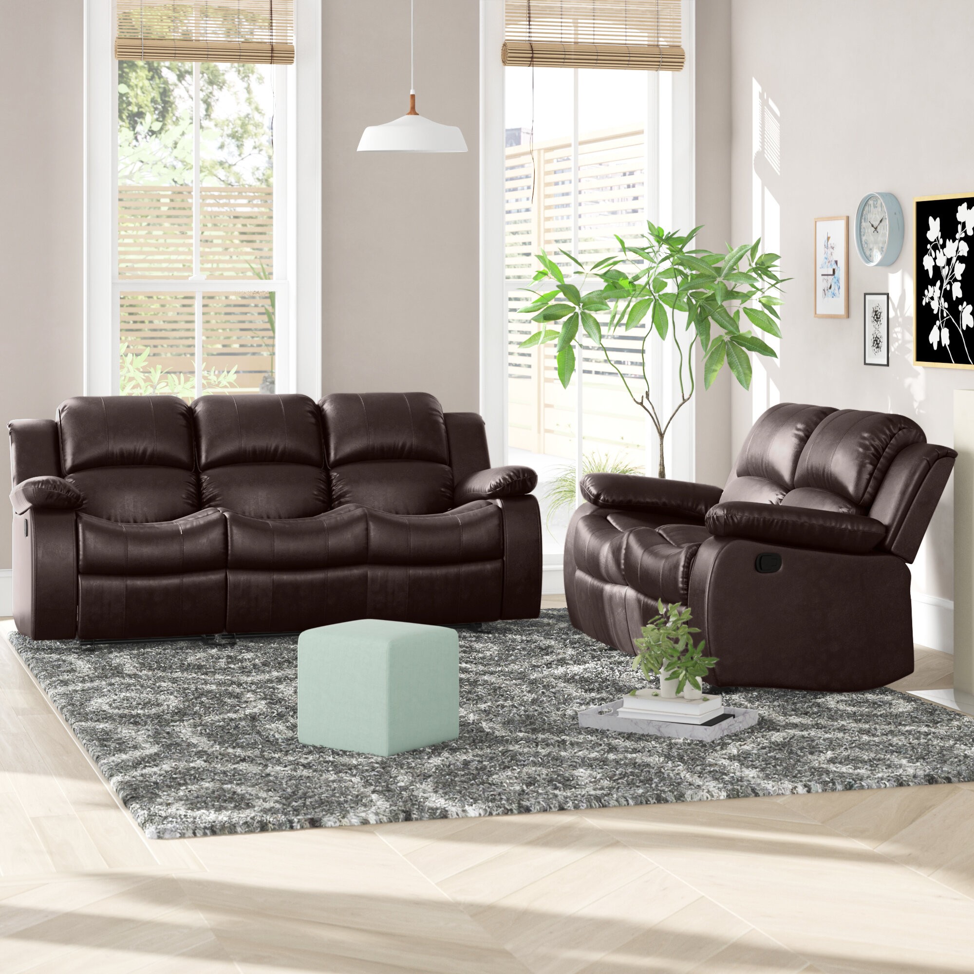 Bryce 2 Piece Reclining Living Room Set