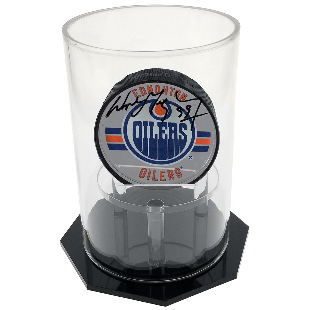 Circle on Display Deluxe UV-Protected Hockey Display Puck Case