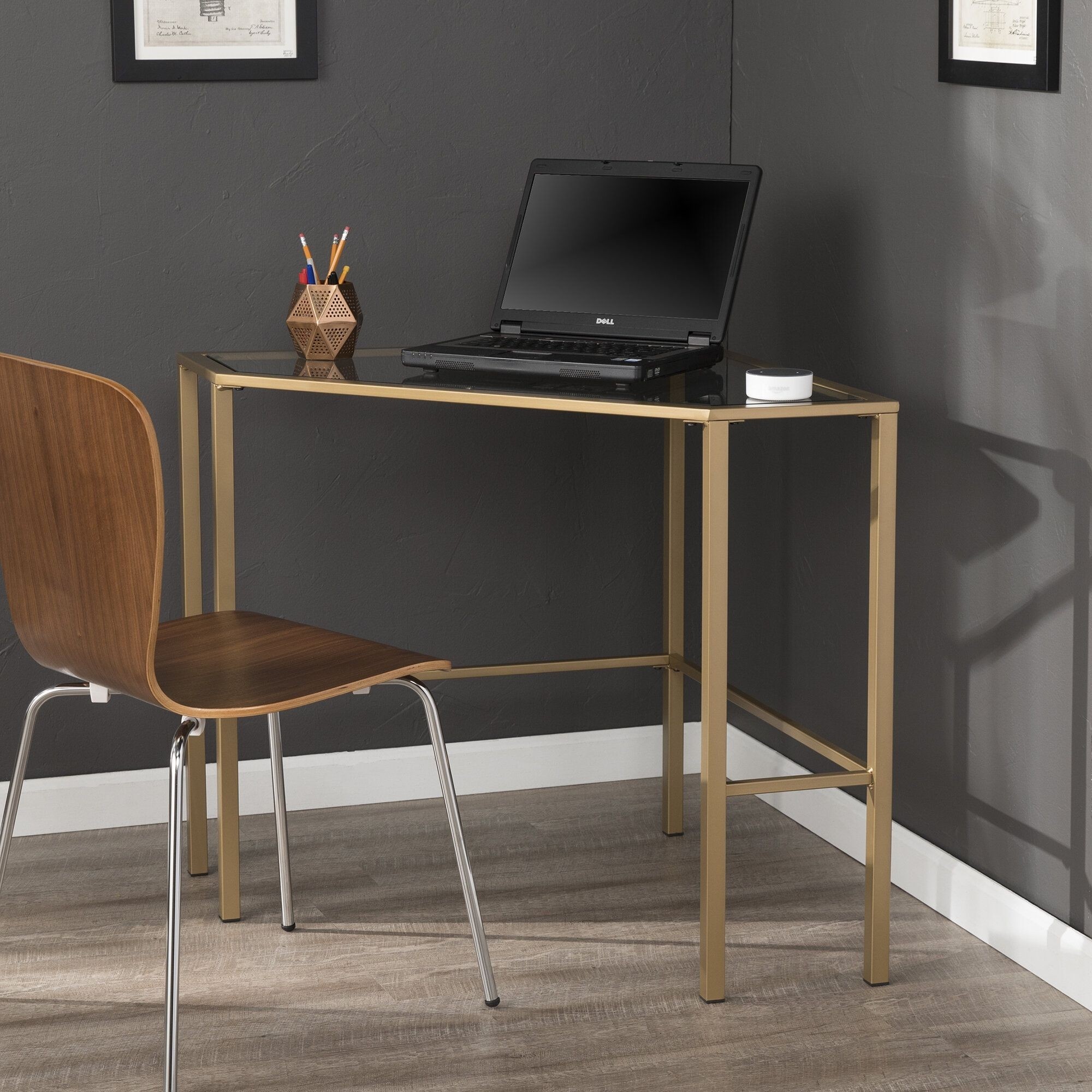 Coopers Glass Corner Desk