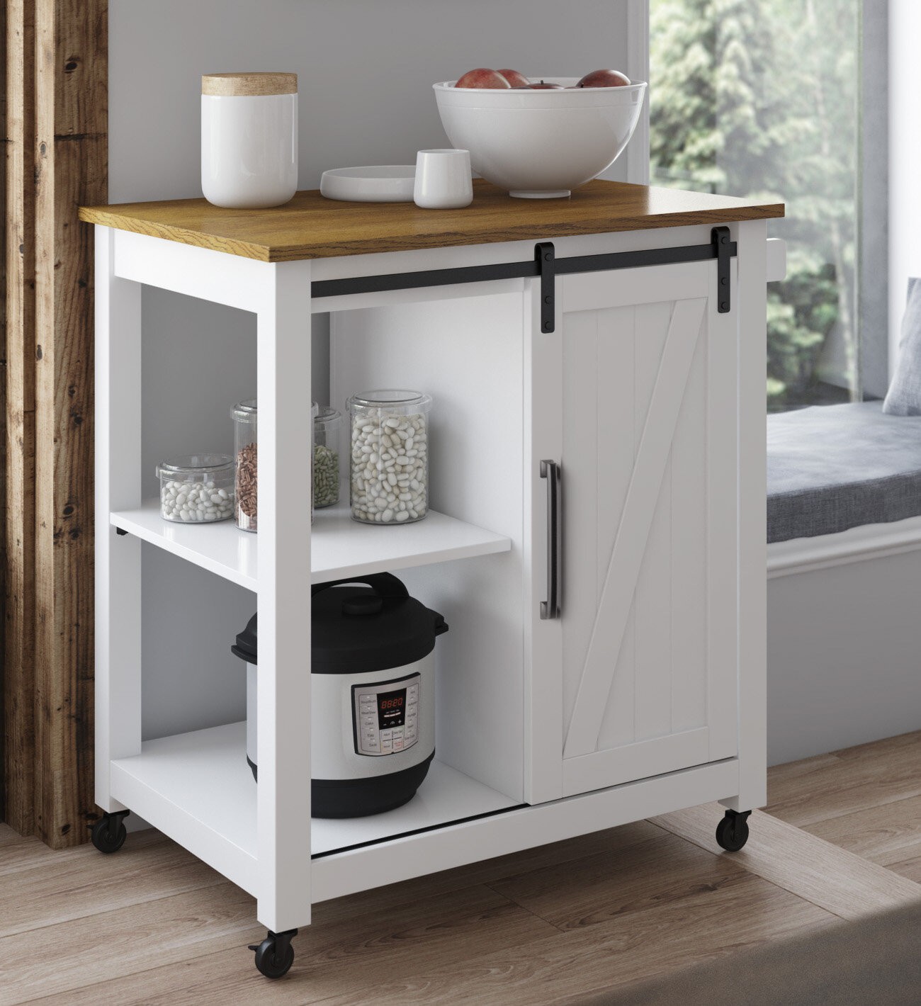 Dionisio Rolling Kitchen Cart