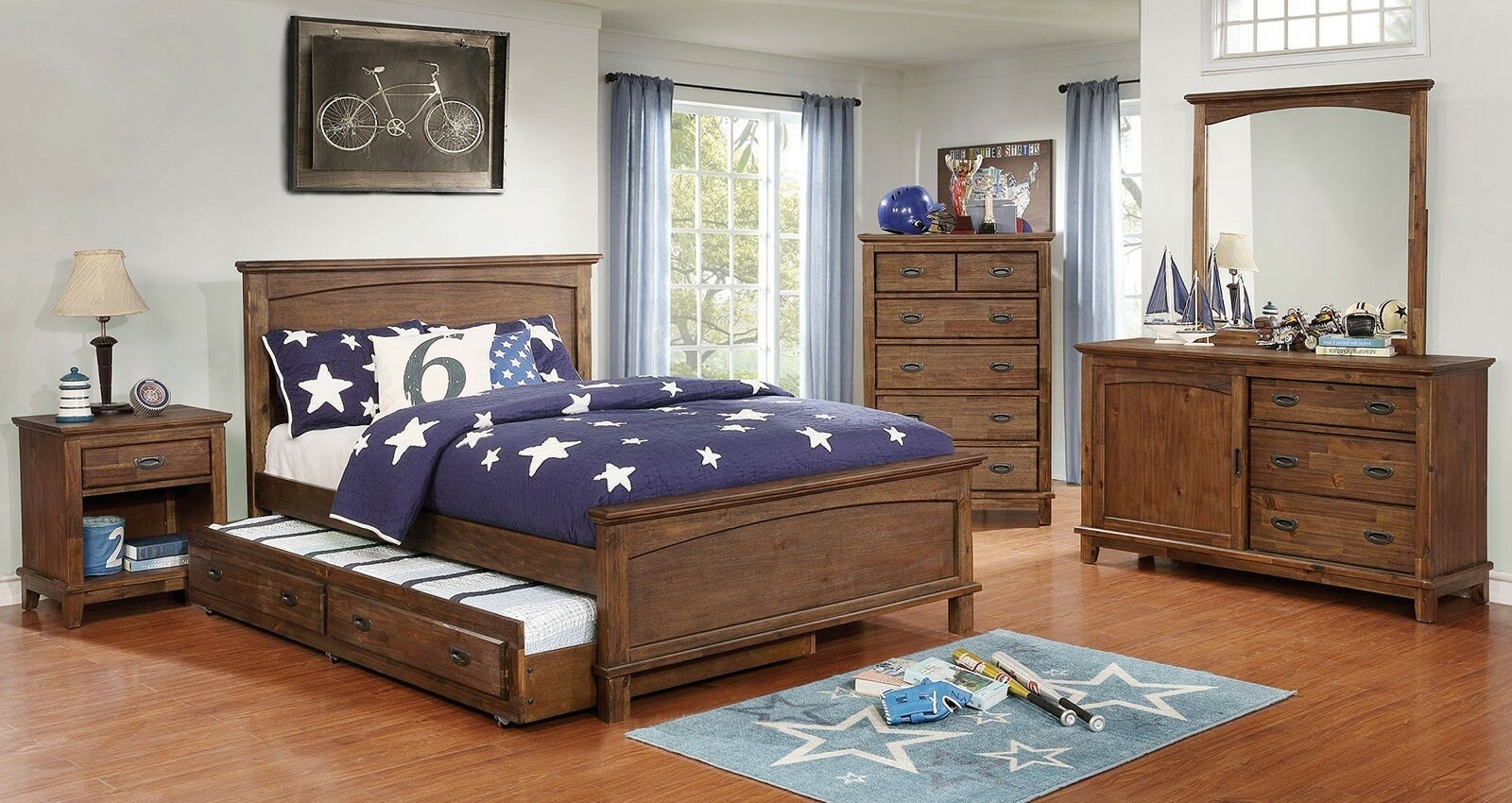 Ervine Platform Configurable Bedroom Set