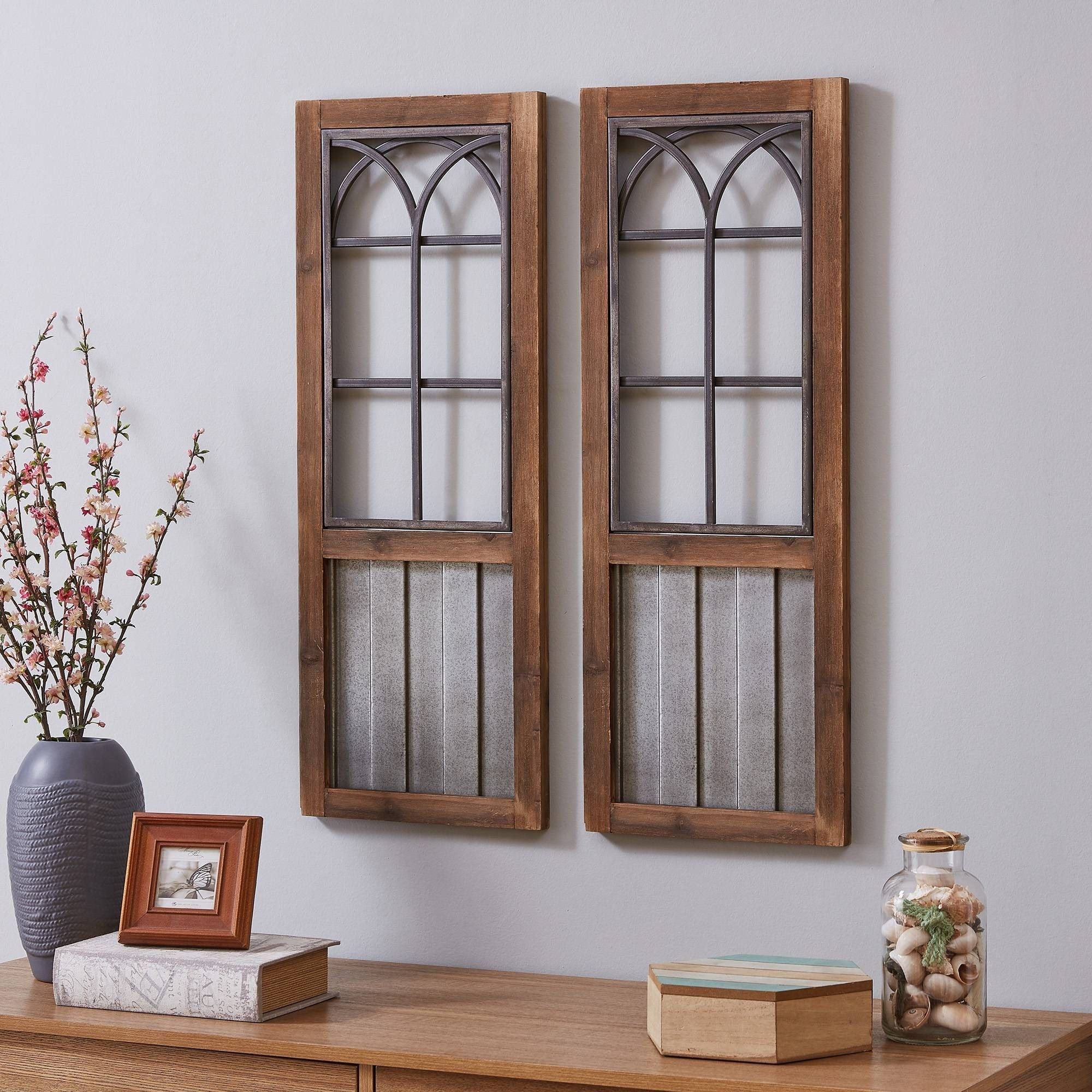 Farms Window Wall Décor (Set of 2)