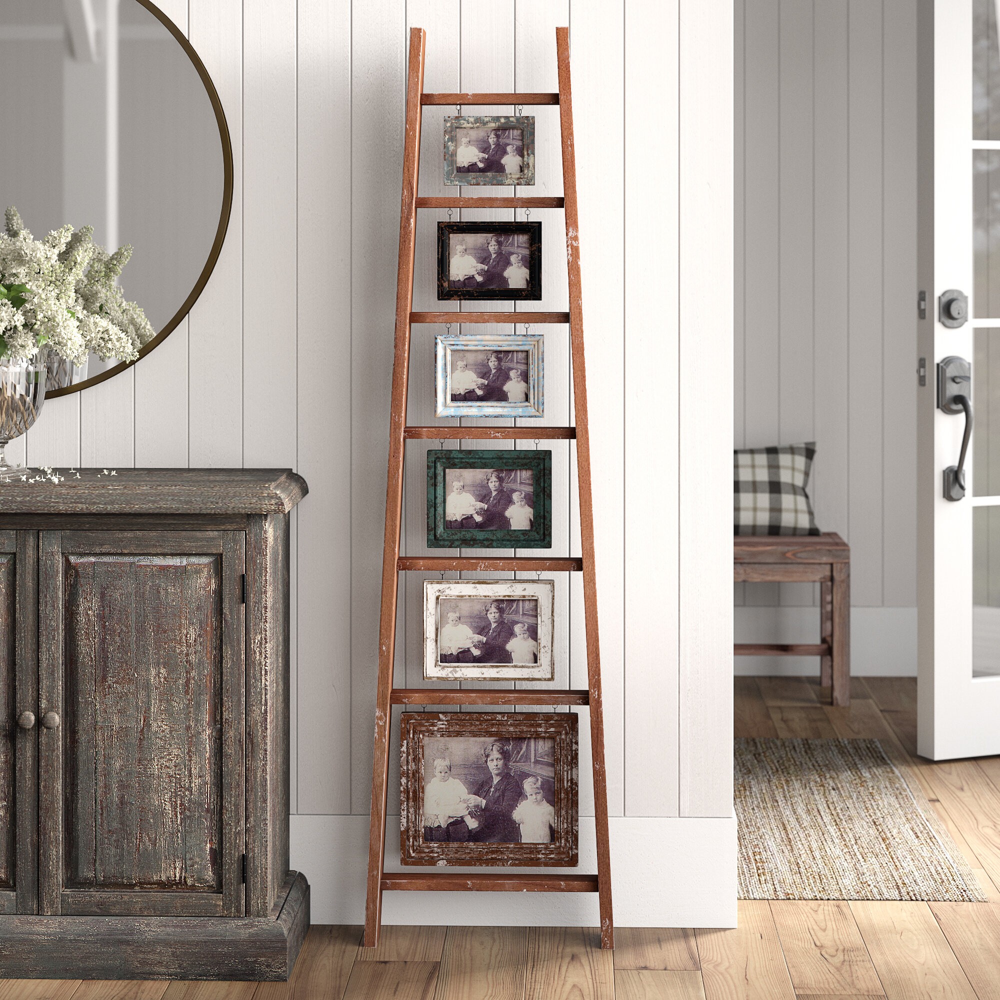 Fruita Wood and MDF 6-Photo Ladder
