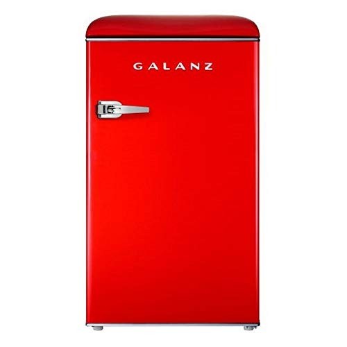 Galanz Retro 3.5 cu. ft. Freestanding Mini Fridge with Freezer