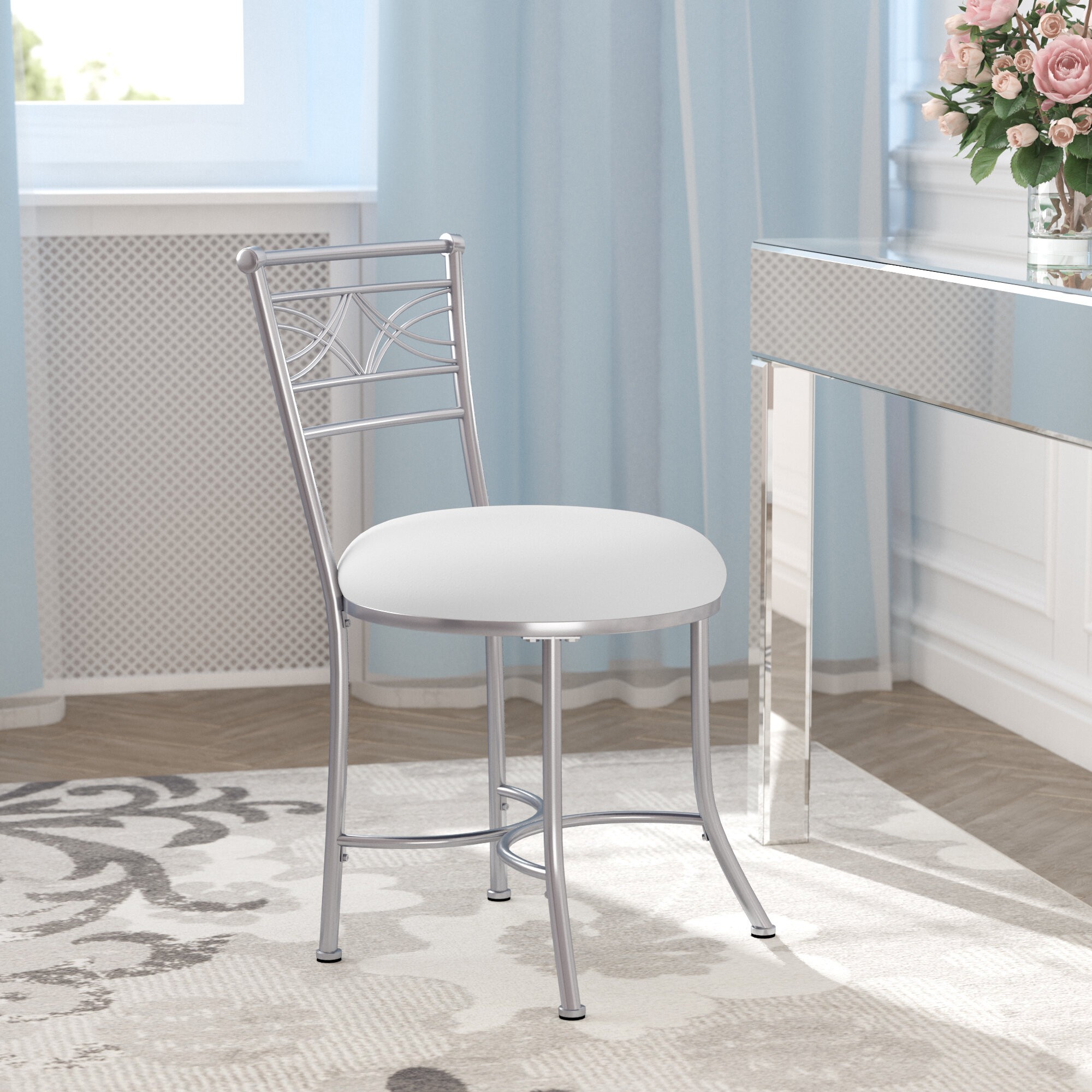 Galasso Vanity Stool