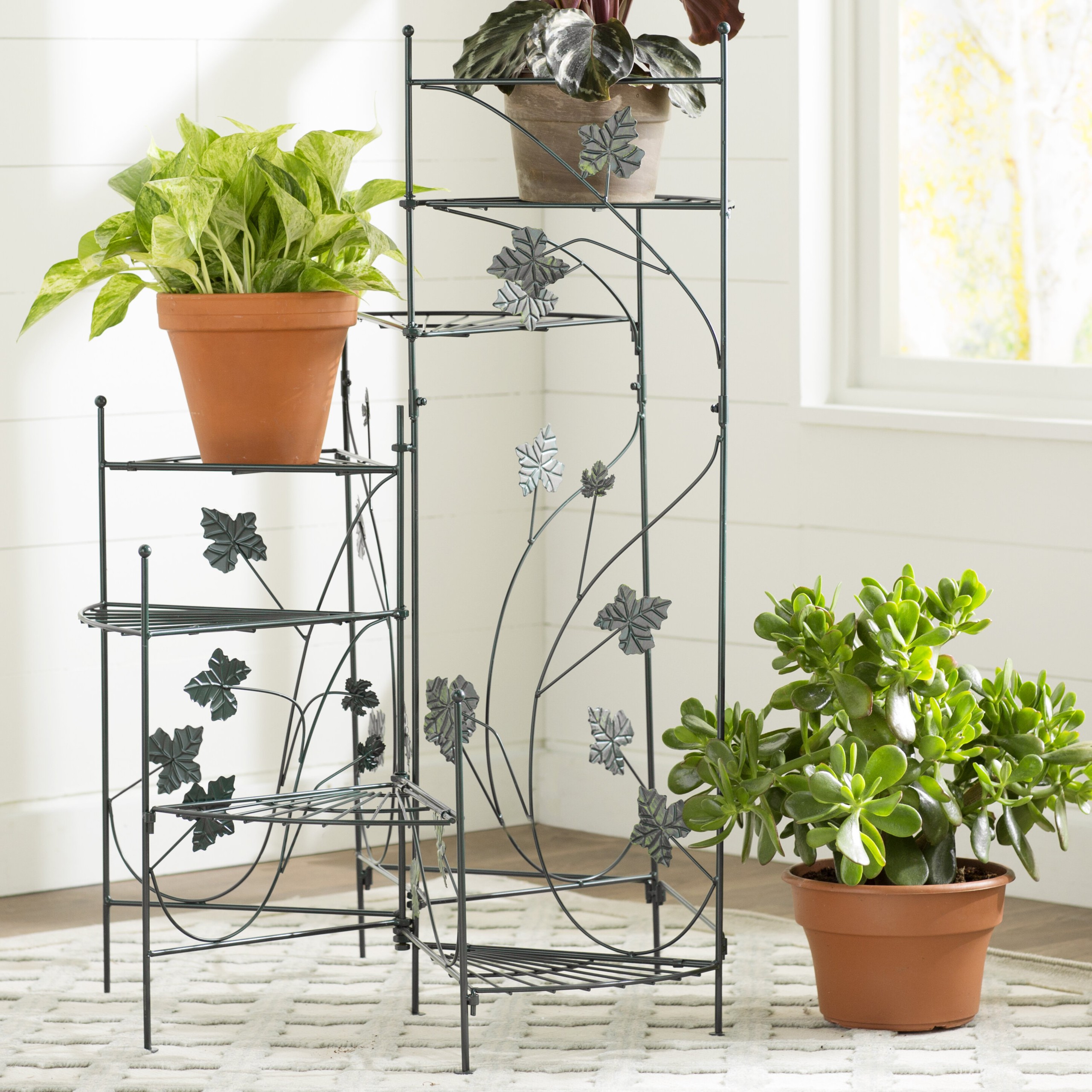 Heathcote Climbing Vines Multi-Tiered Plant Stand