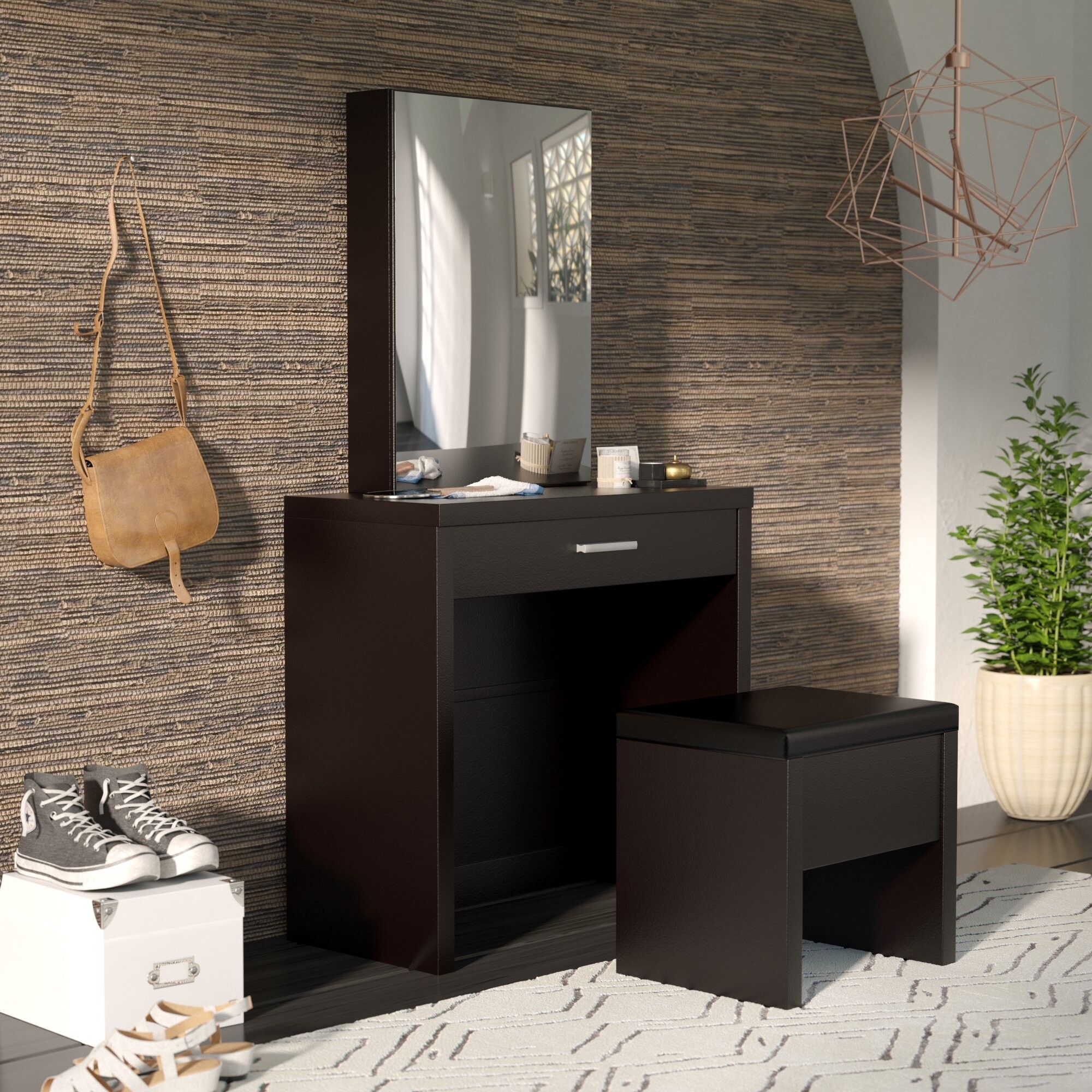 Heitz Vanity Set with Mirror