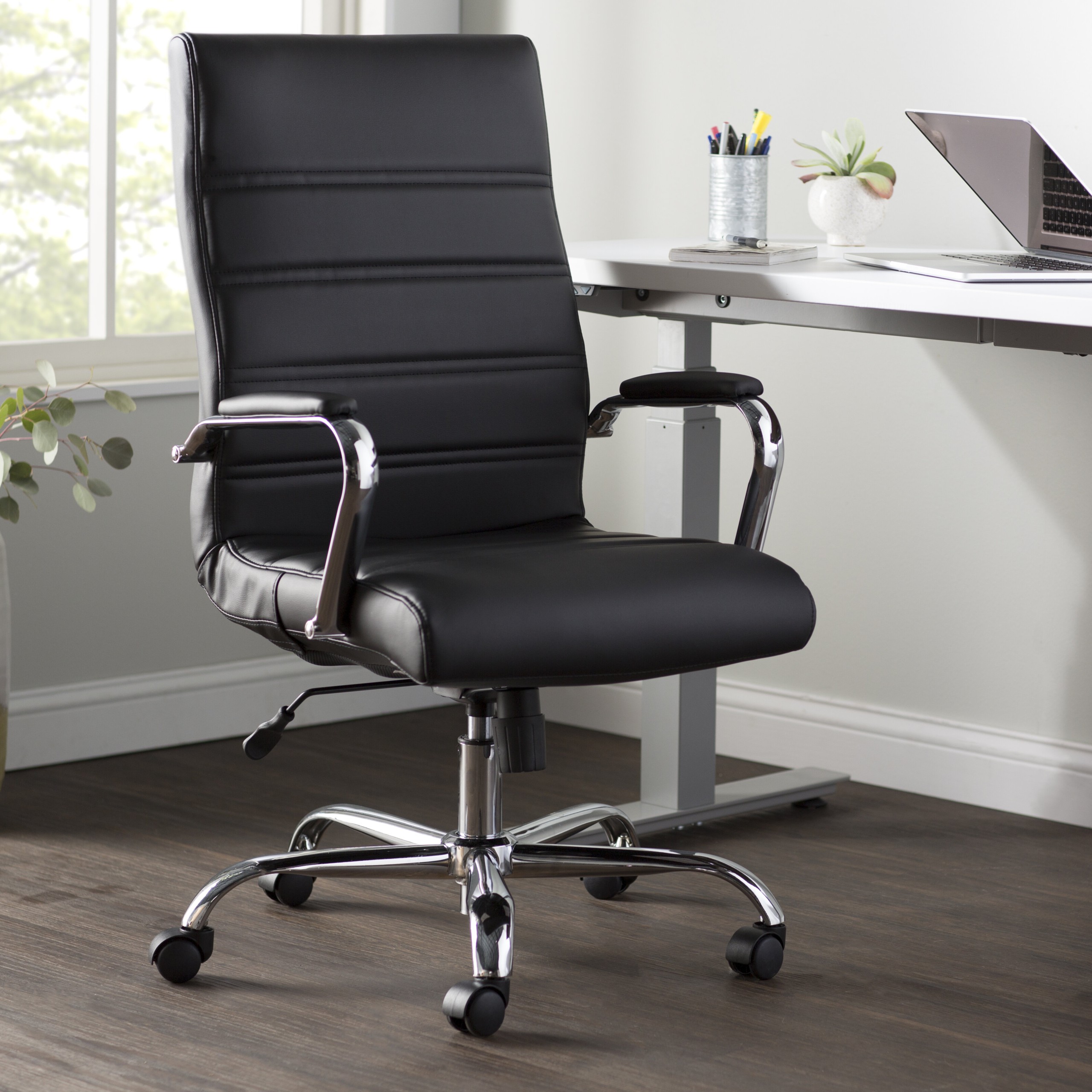 High Back Swivel with Wheels Ergonomic Executive Chair