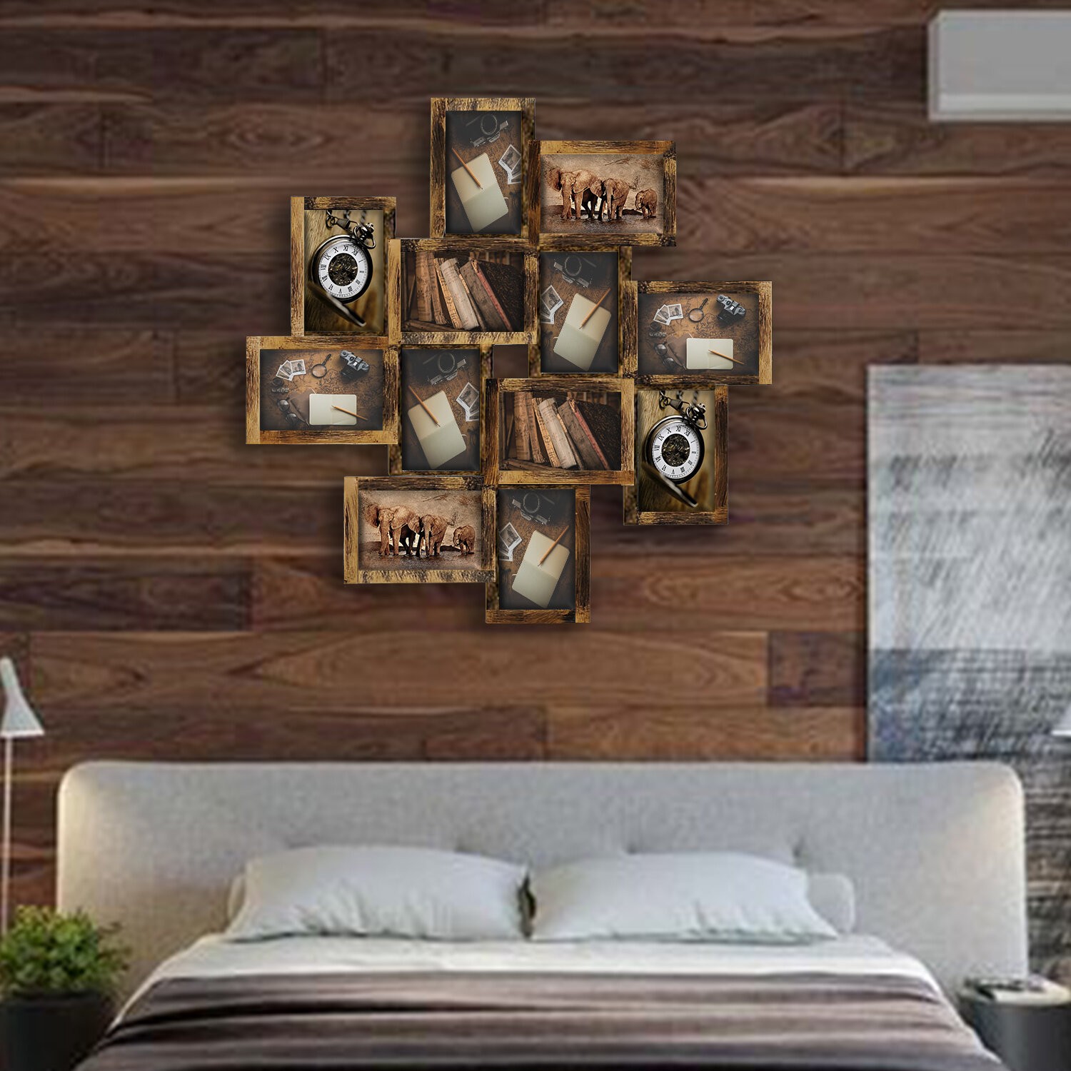 Madyson Square Storm PVC Selfie Gallery Collage Picture Frame