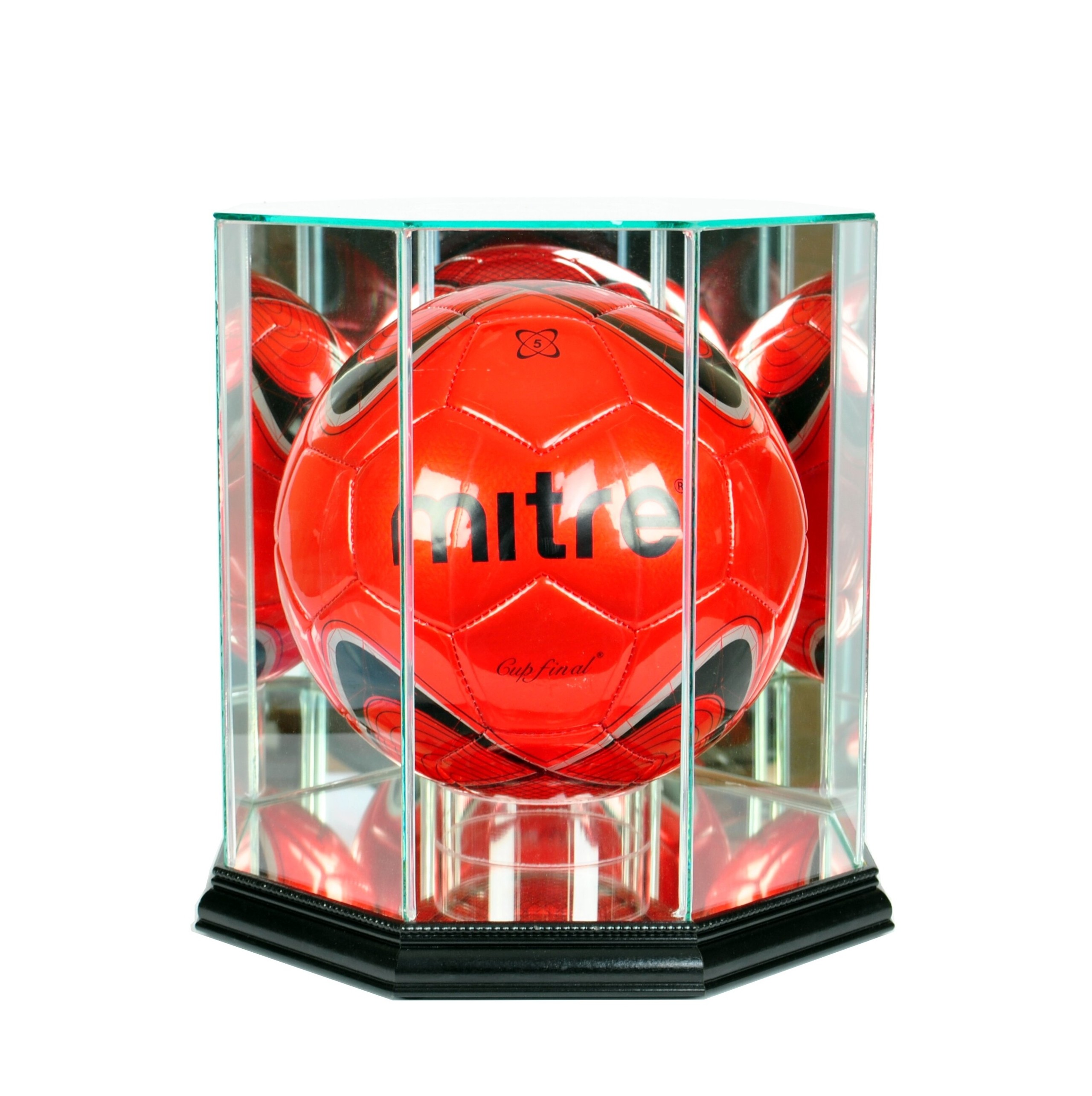 Octagon Soccer Ball Display Case