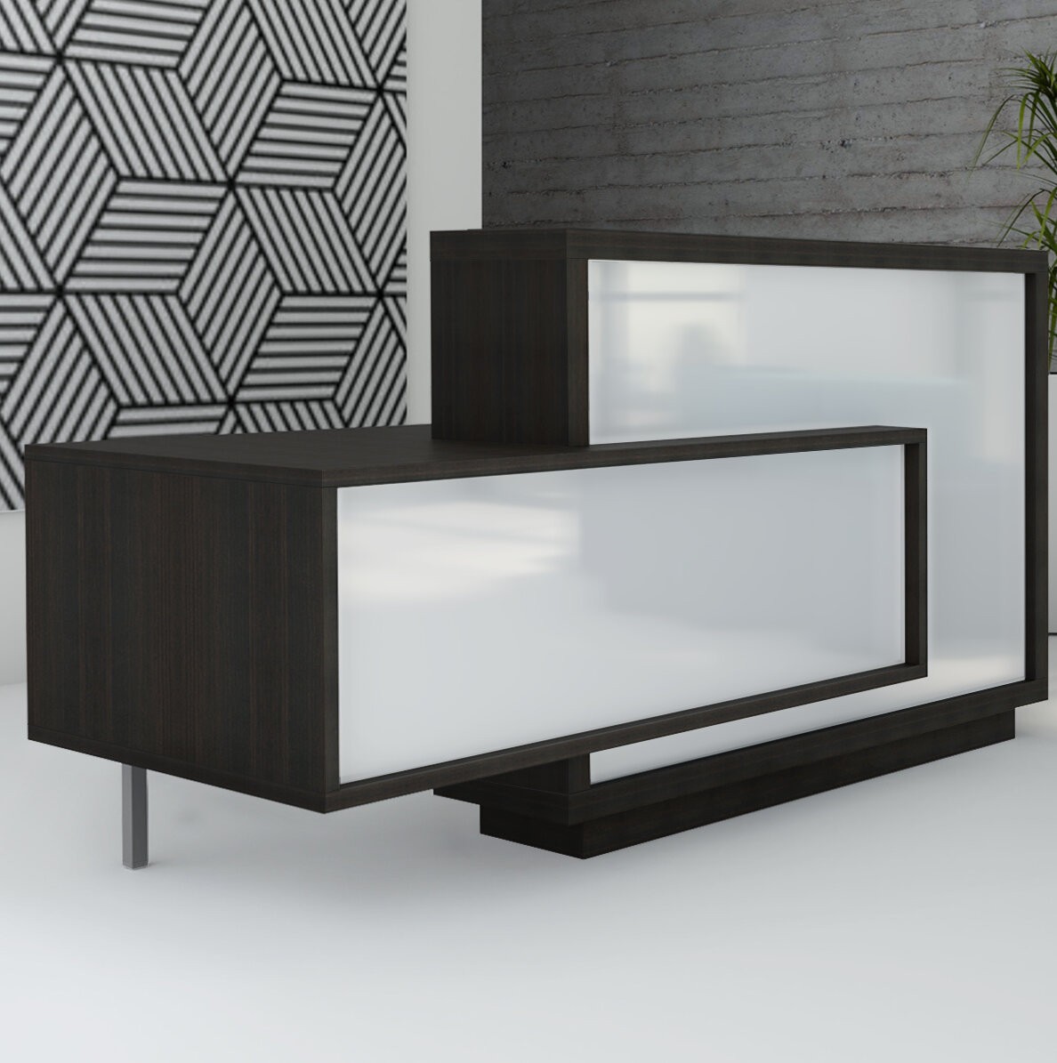 Said Rectangular Reception Desk