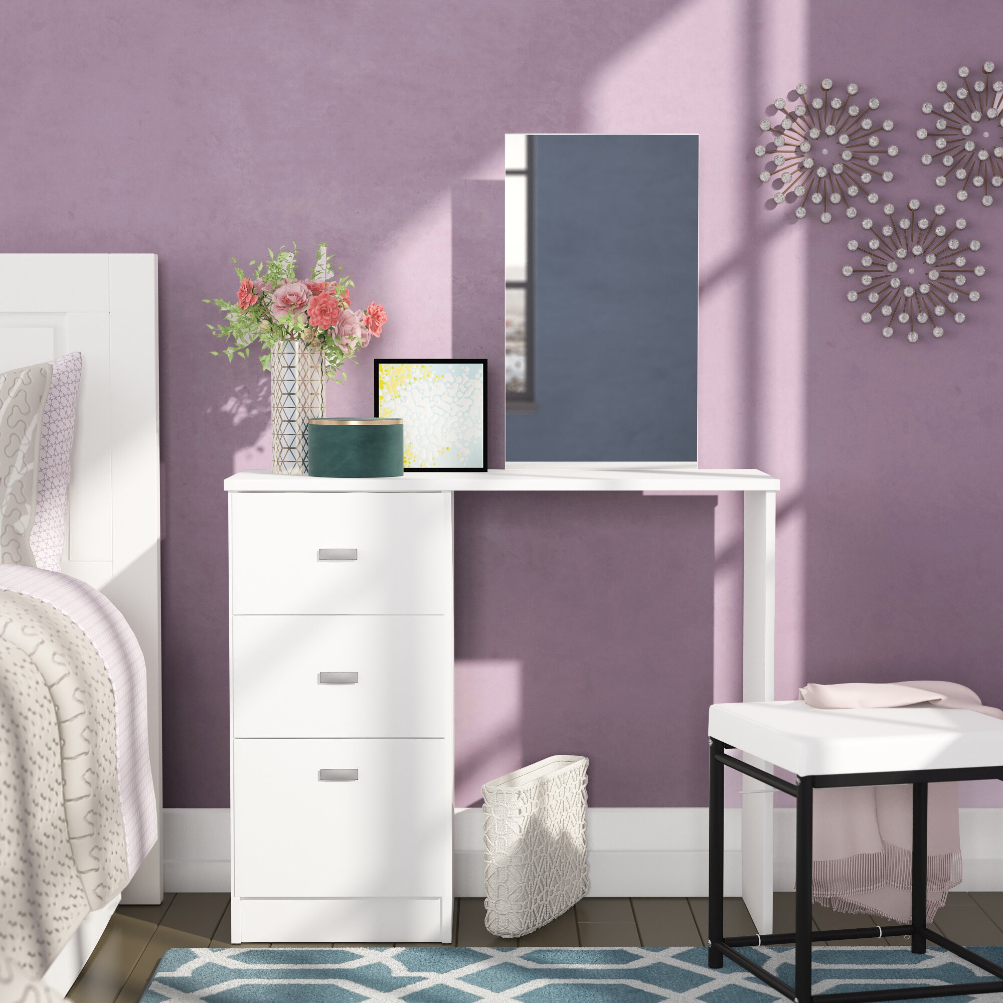Saito Vanity Set with Mirror