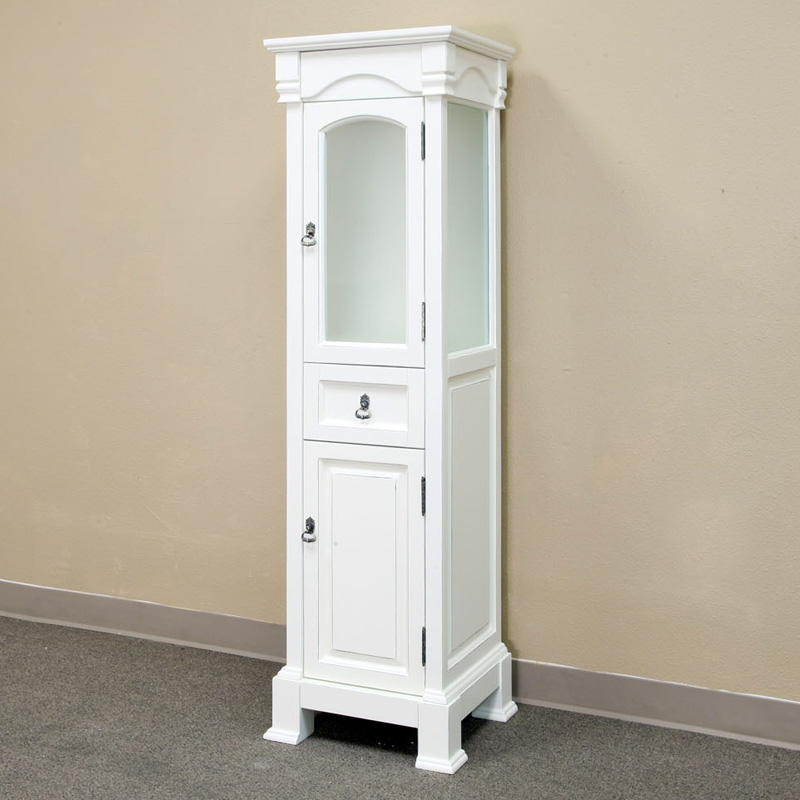 Solid Birch Wood Linen Tower
