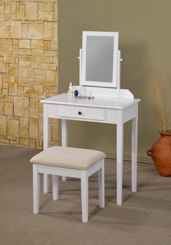 Two Piece Vanity Set With Mirror