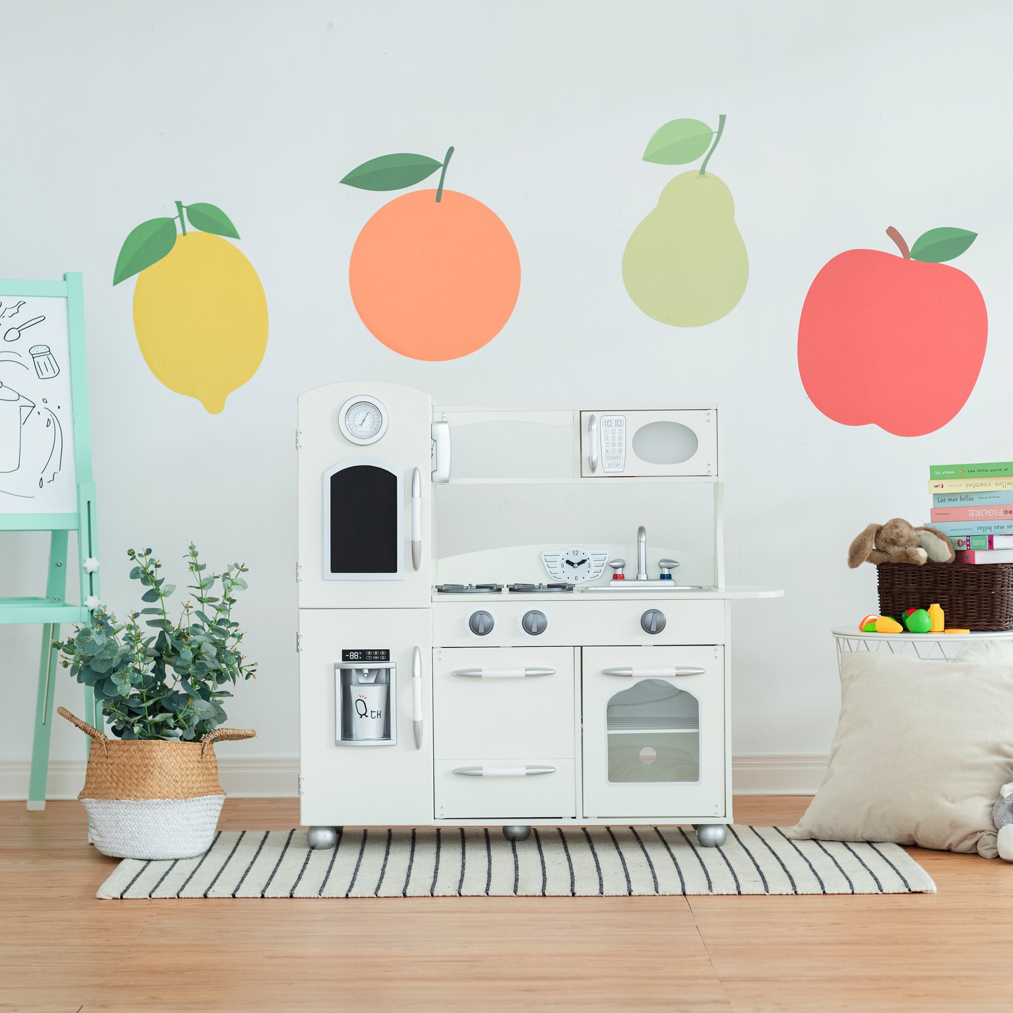Wooden Play Kitchen Set
