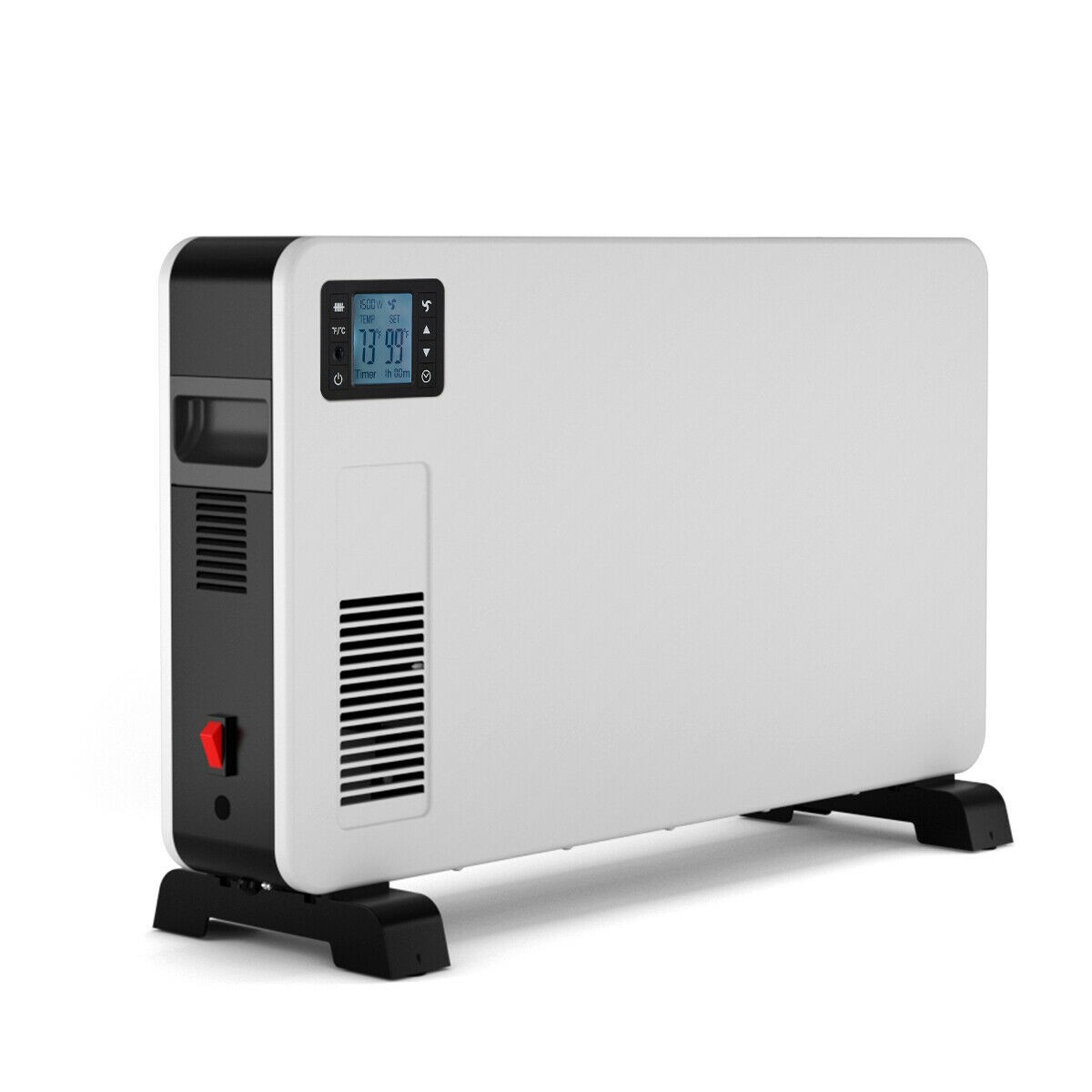 1,500 Watt Freestanding Electric Convection Panel Heater with Remote Control