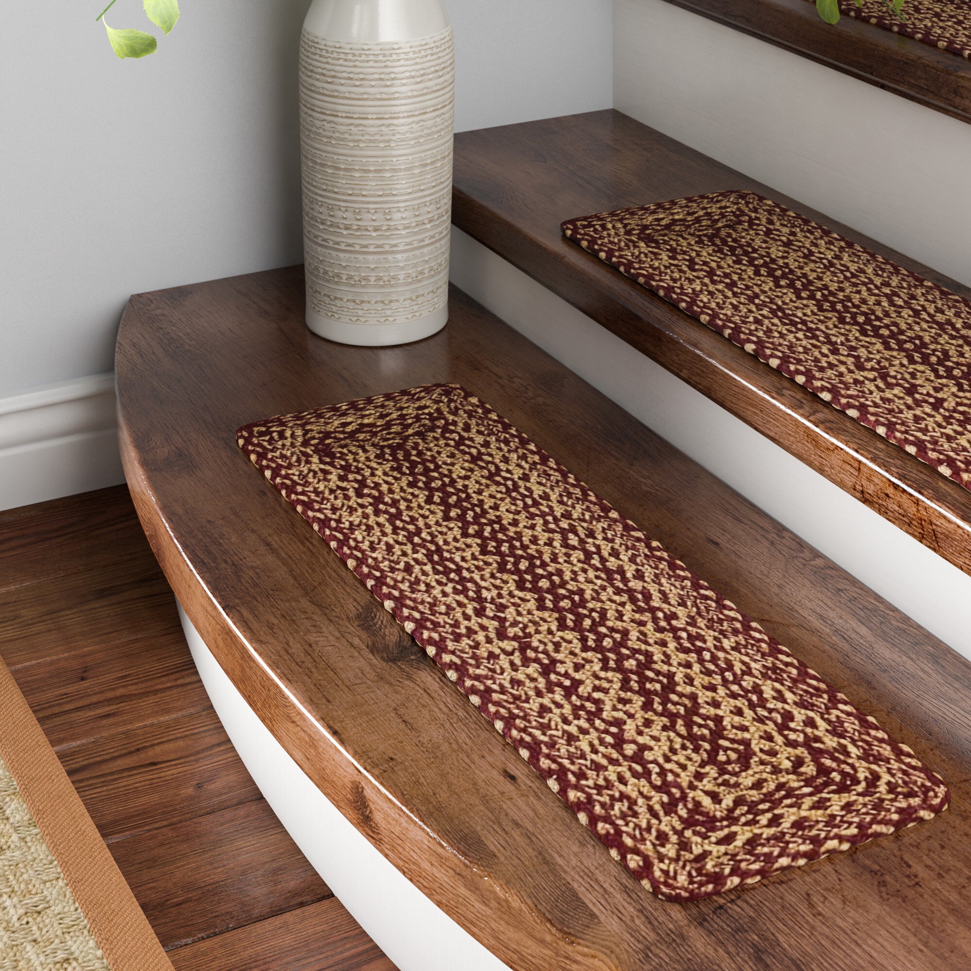 Allerton Red/Brown Stair Tread