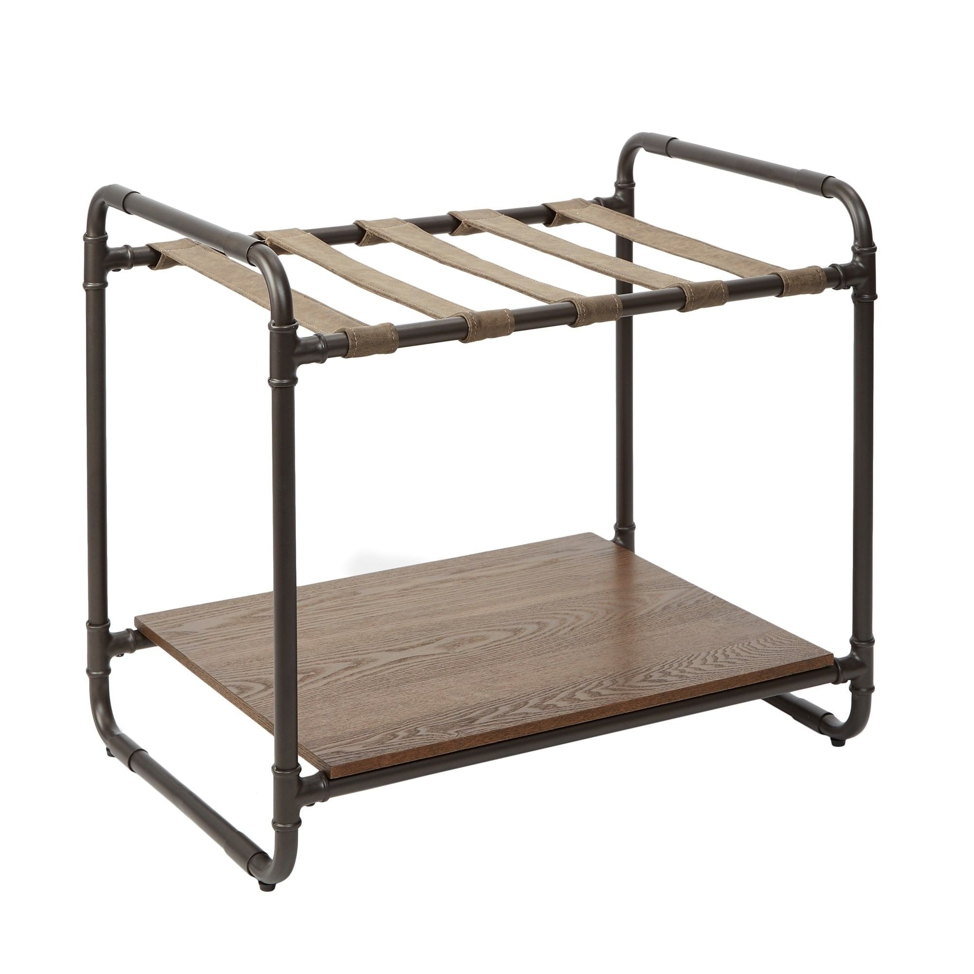 Anderson Wood / Metal Luggage Rack