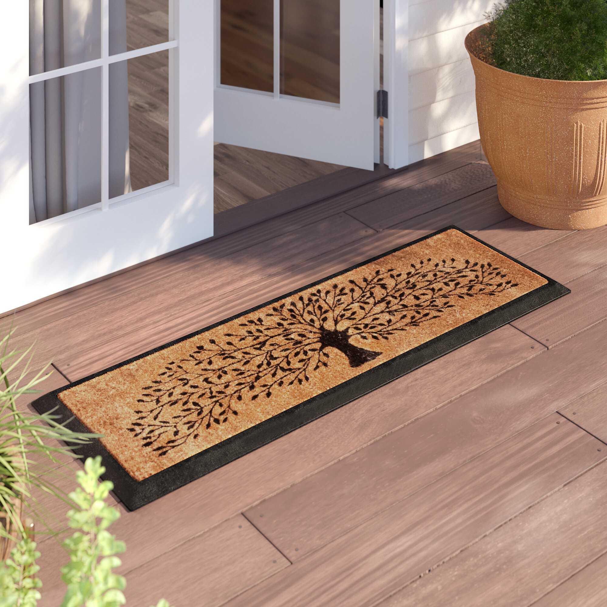Augustine Tree Non-Slip Outdoor Door Mat