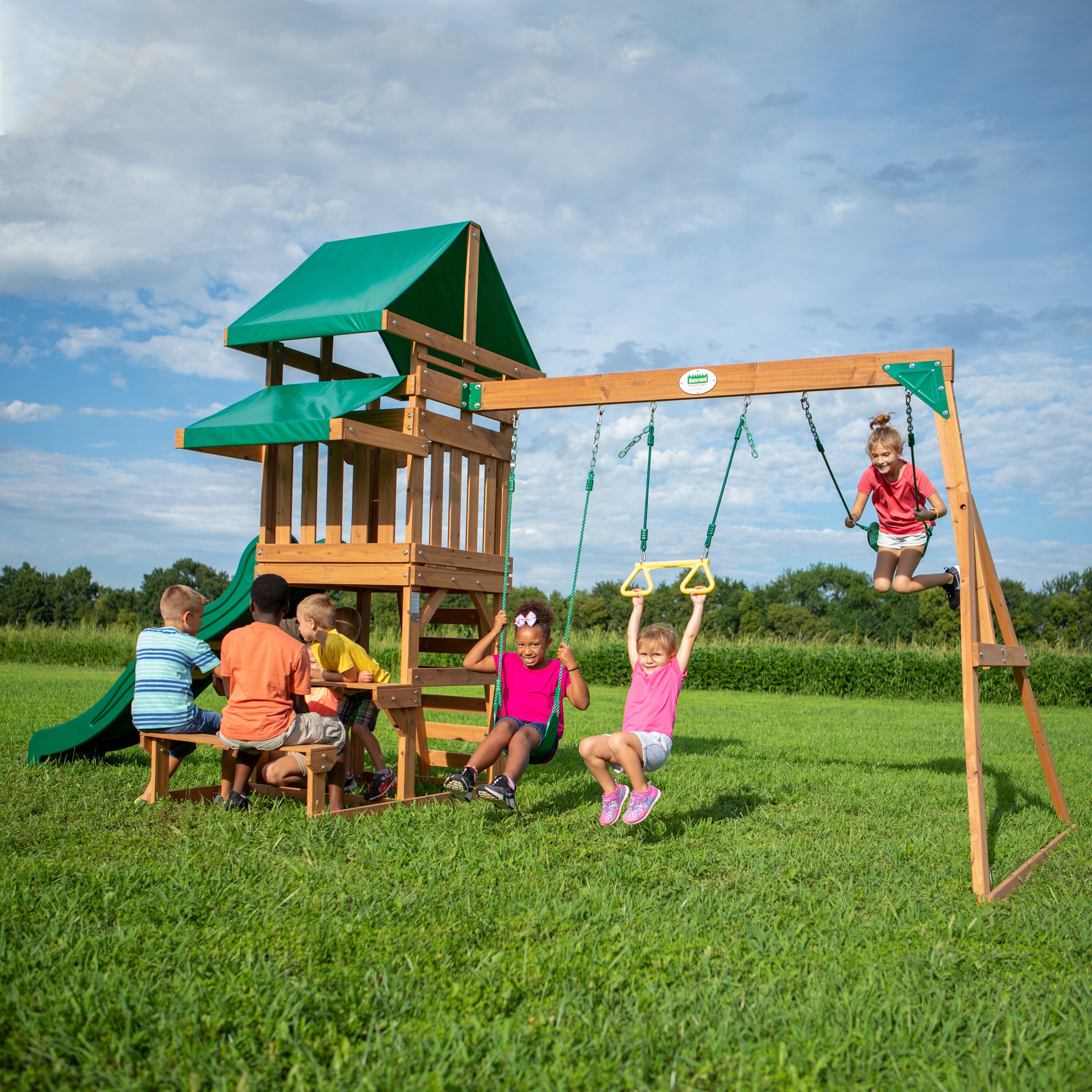 Belmont All Cedar Swing Set