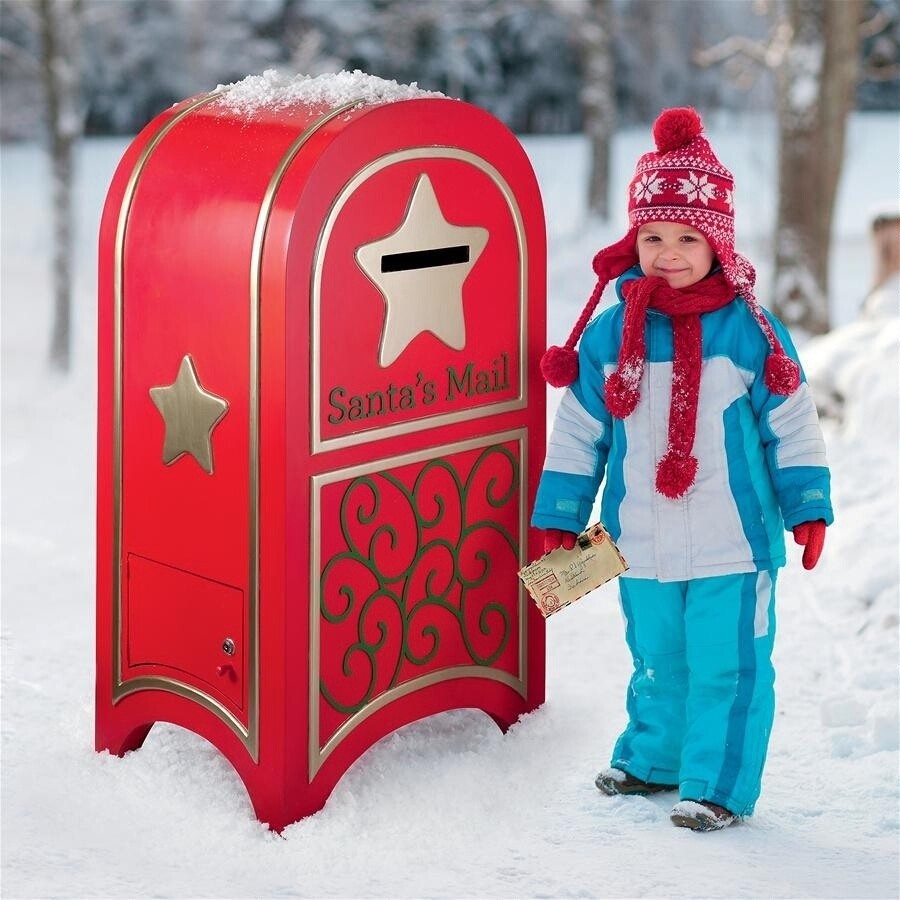 Bright Red Freestanding Fiberglass Drop Box
