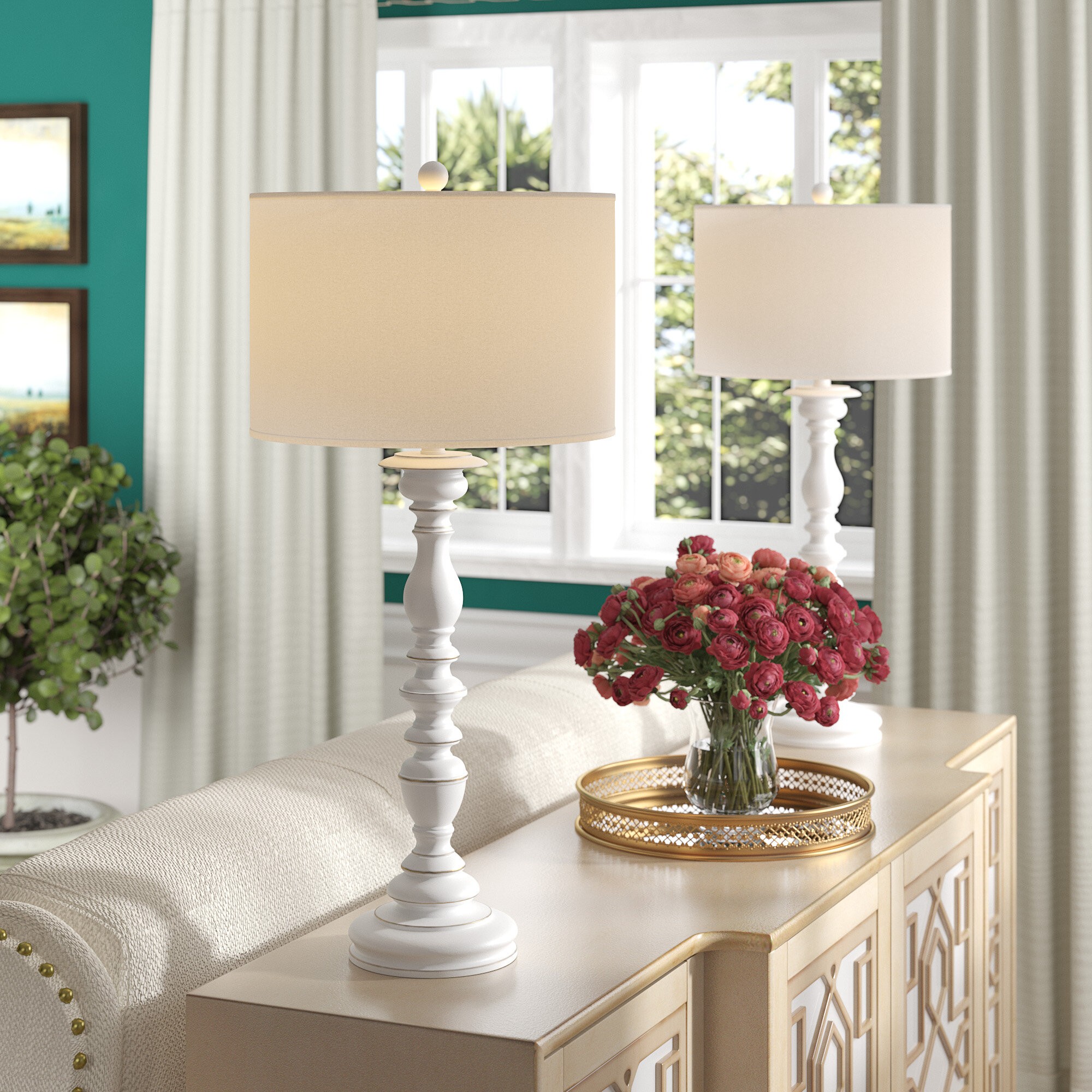 Canvey 33" Buffet Lamp Set (Set of 2)