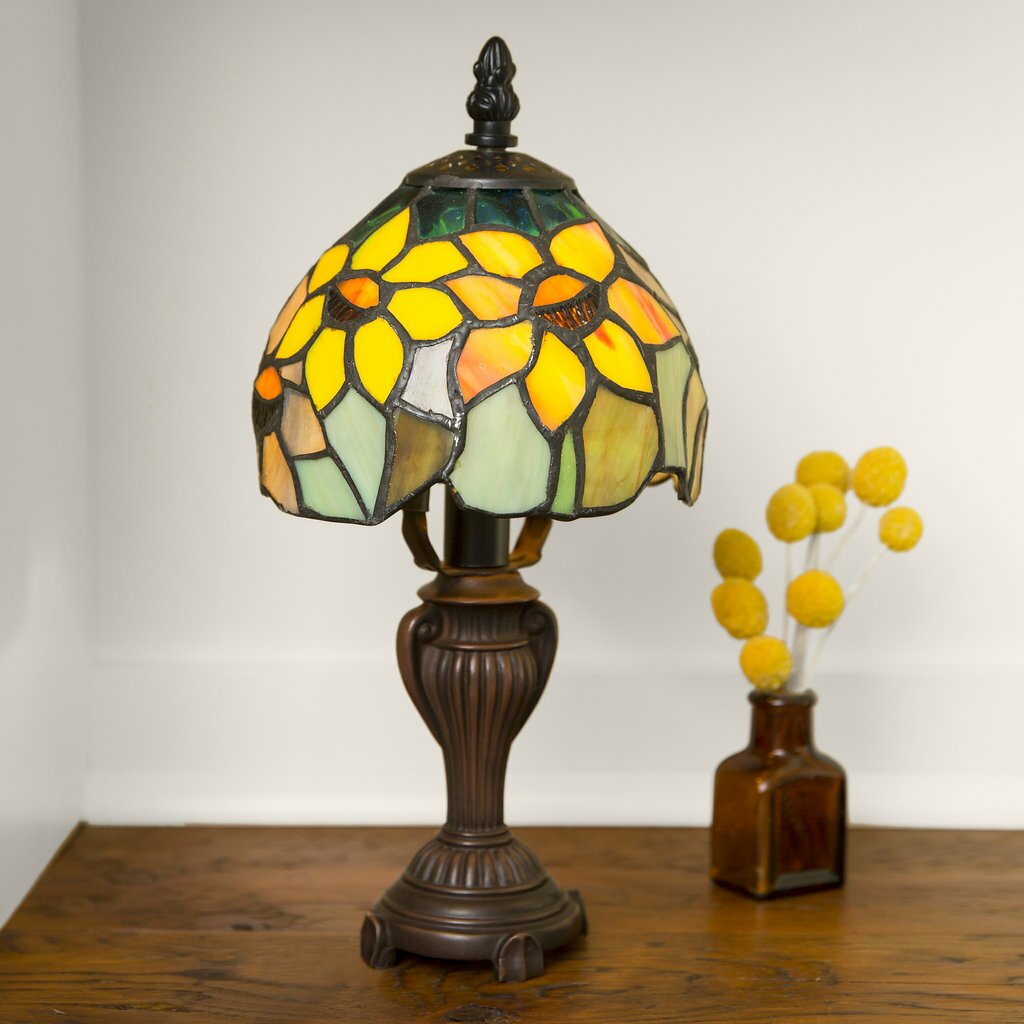 Crary Sunflower Blossoms 12" Table Lamp