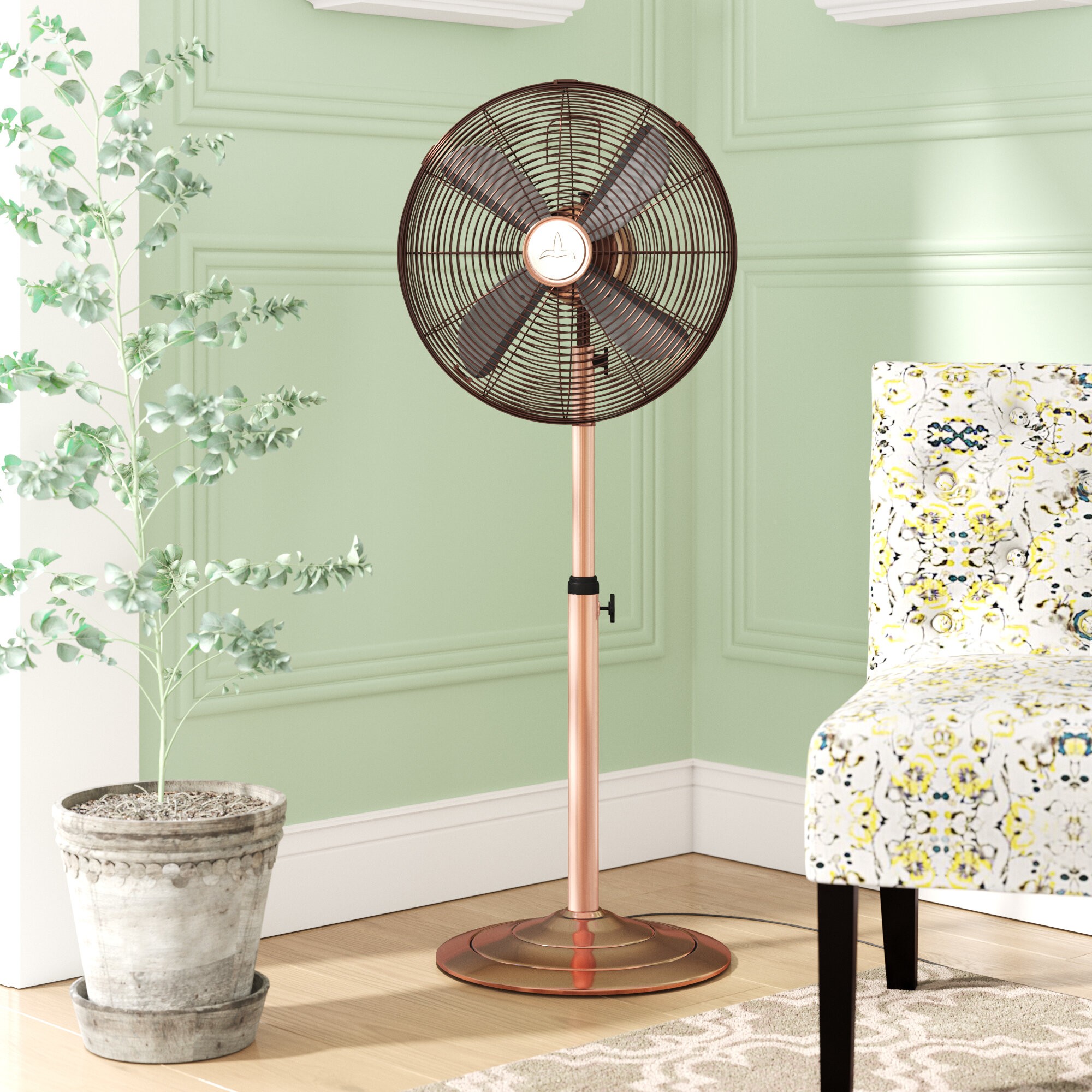 Creager 16" Oscillating Floor Fan