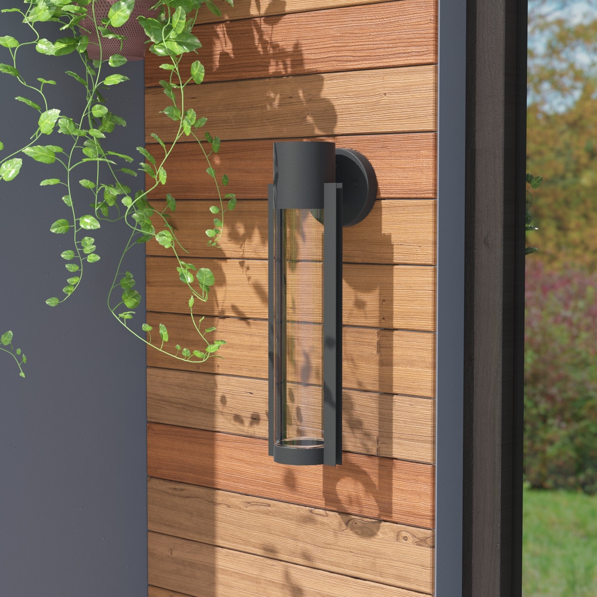 Erick LED Outdoor Armed Sconce