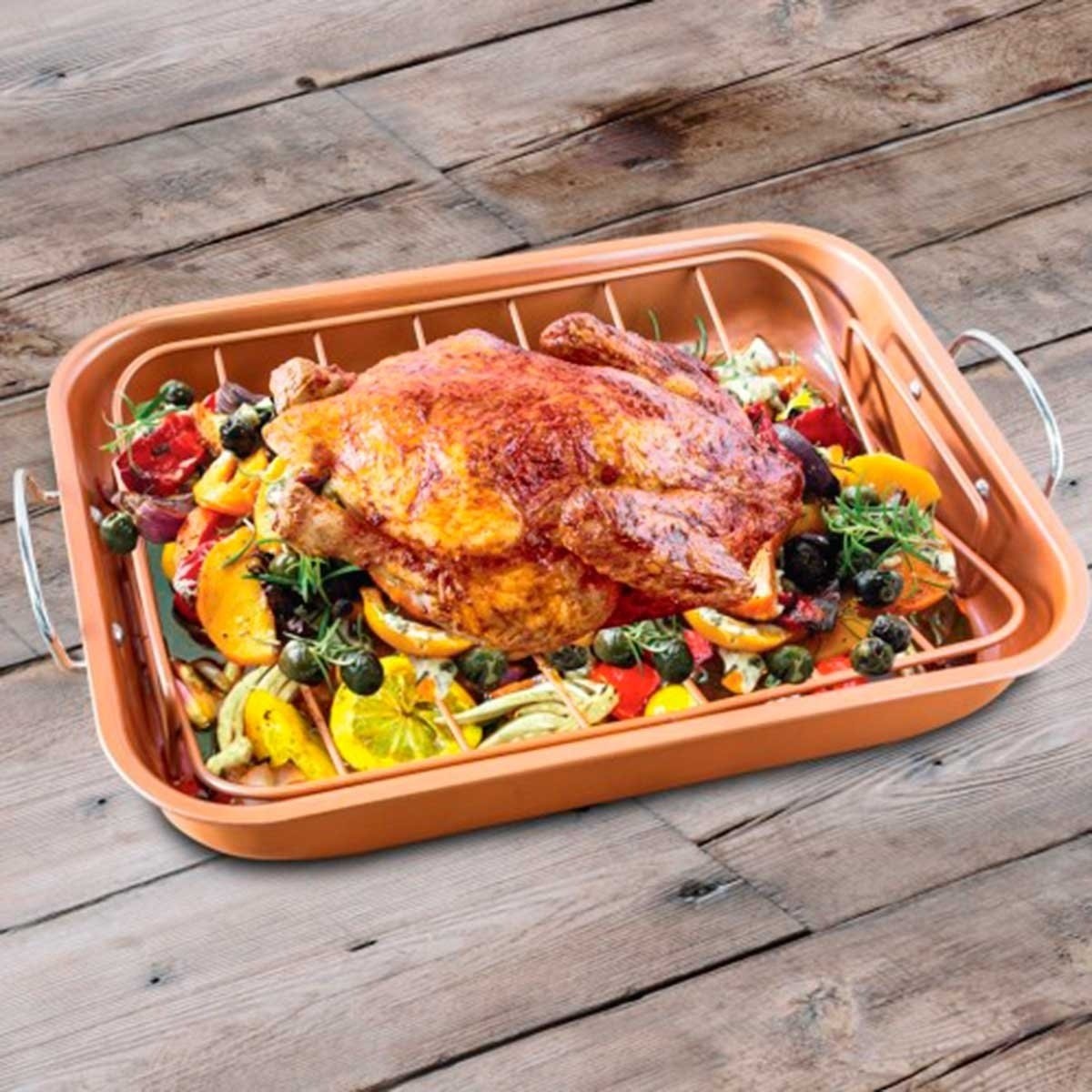 Eternal 17" in. Non-Stick Carbon Steel Roaster Pan