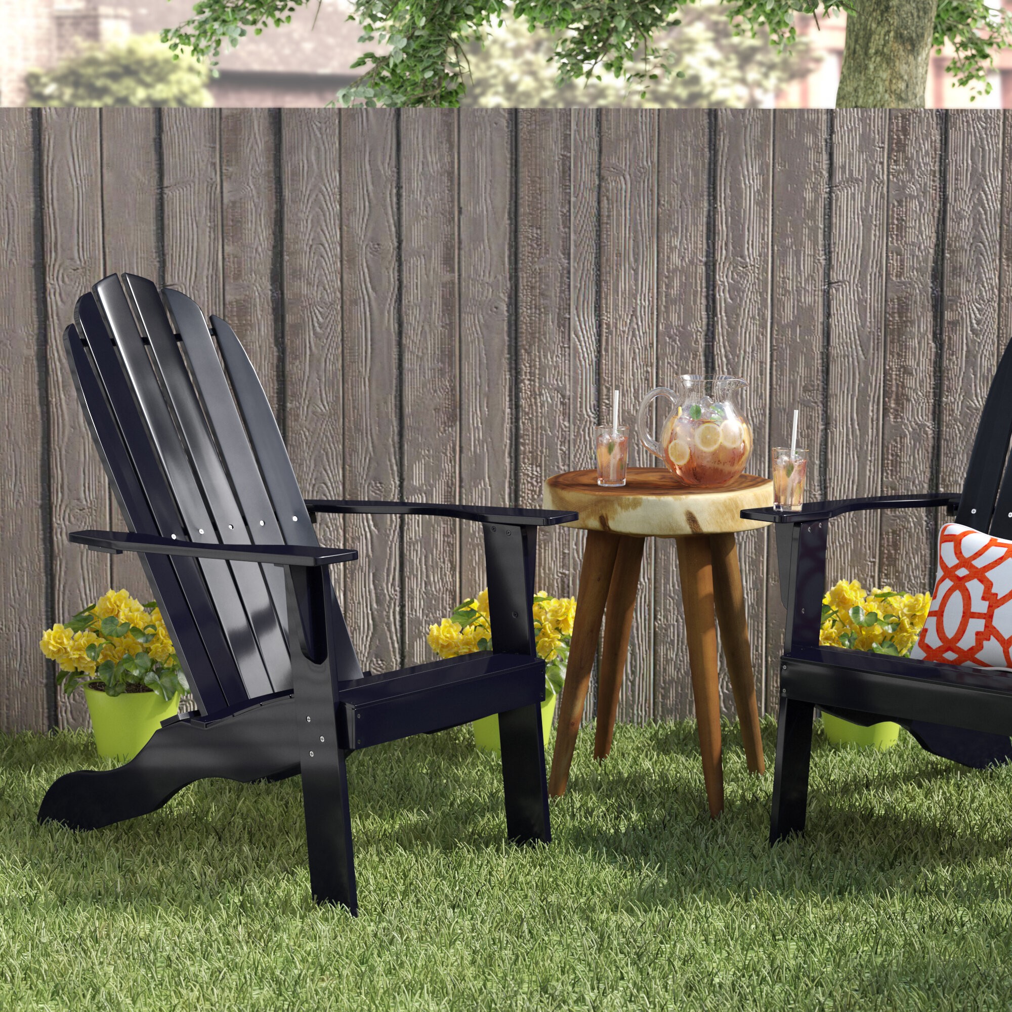 Fordyce Solid Wood Adirondack Chair