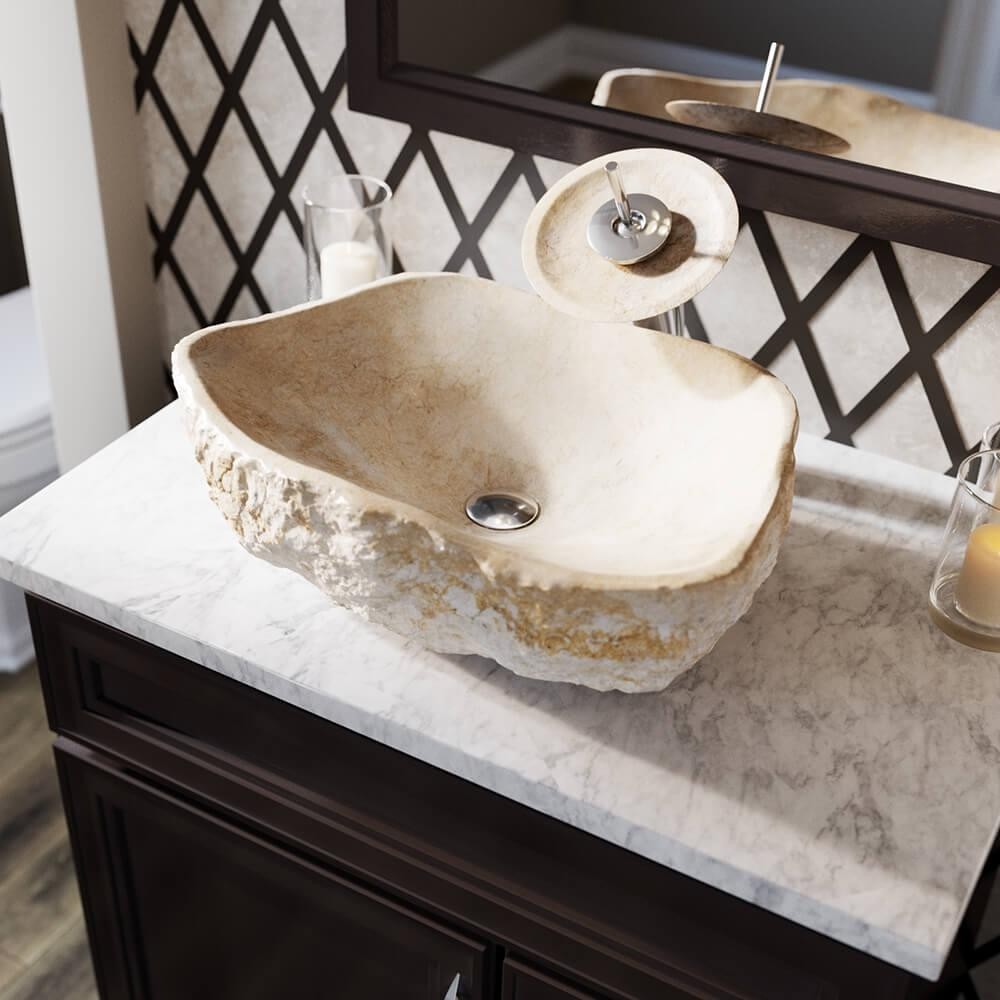 Galaga Stone Specialty Vessel Bathroom Sink