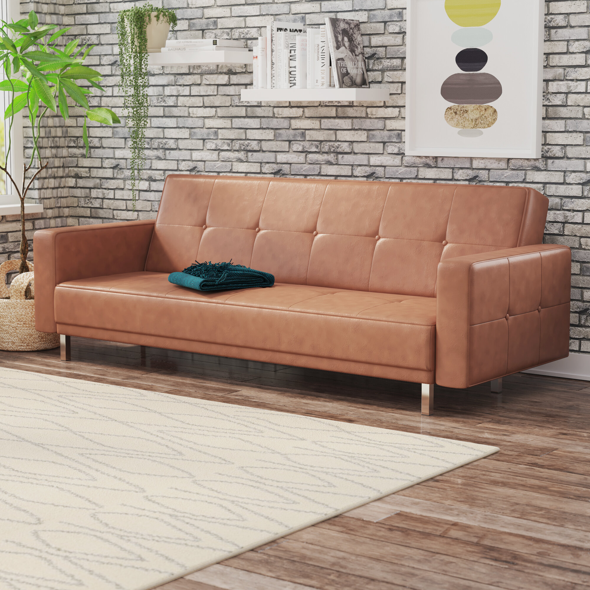 Graham 85.43" Square Arm Sleeper