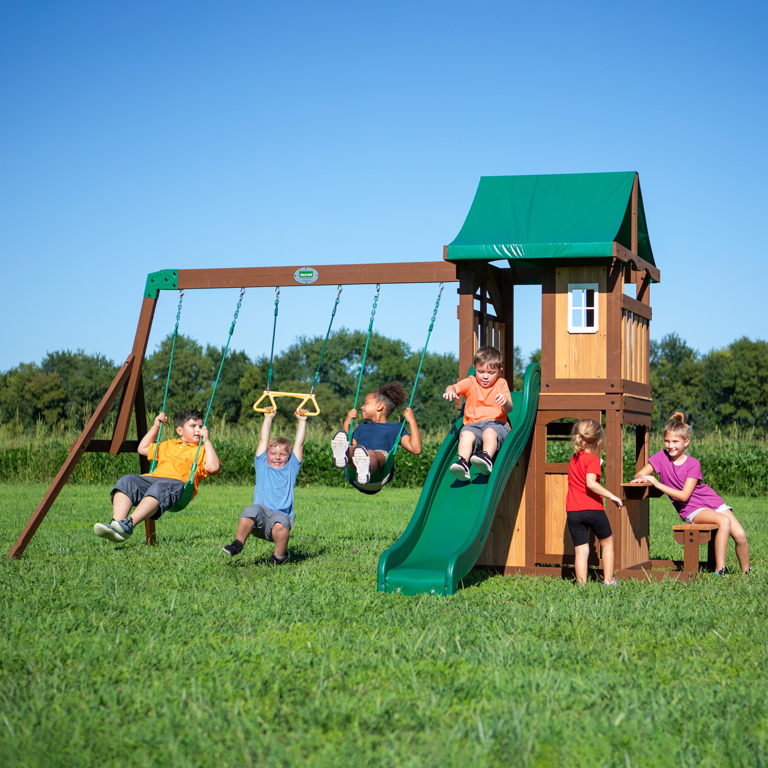 Lakewood All Cedar Swing Set