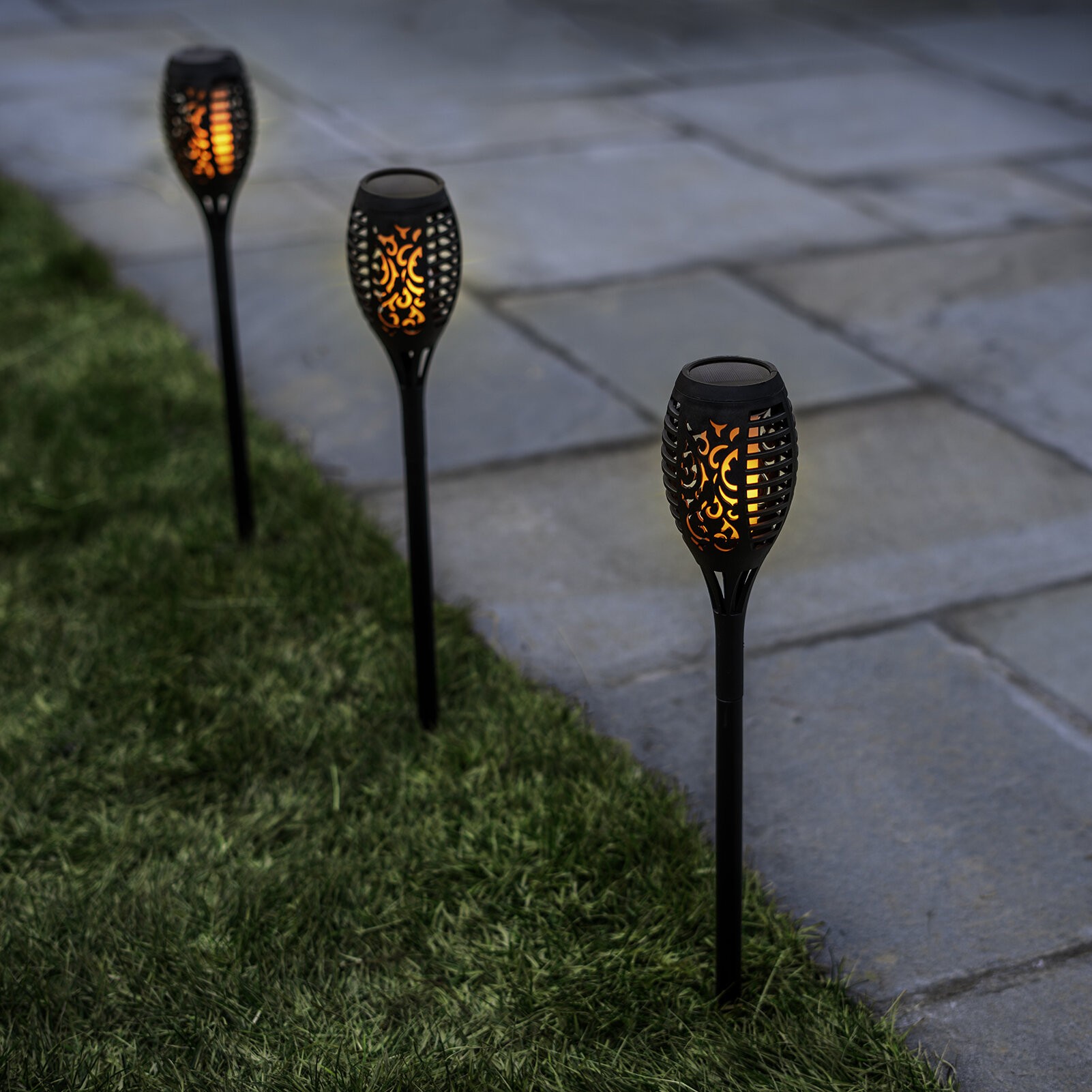 LED Flickering Garden Torch (Set of 2)