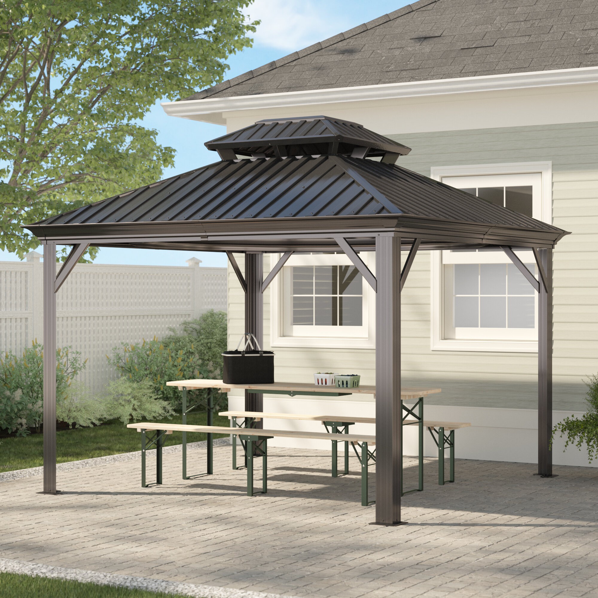 Messina Aluminum Patio Gazebo