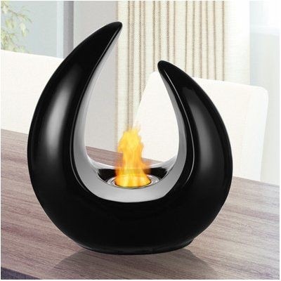 Mika Ventless Bio-Ethanol Tabletop Fireplace
